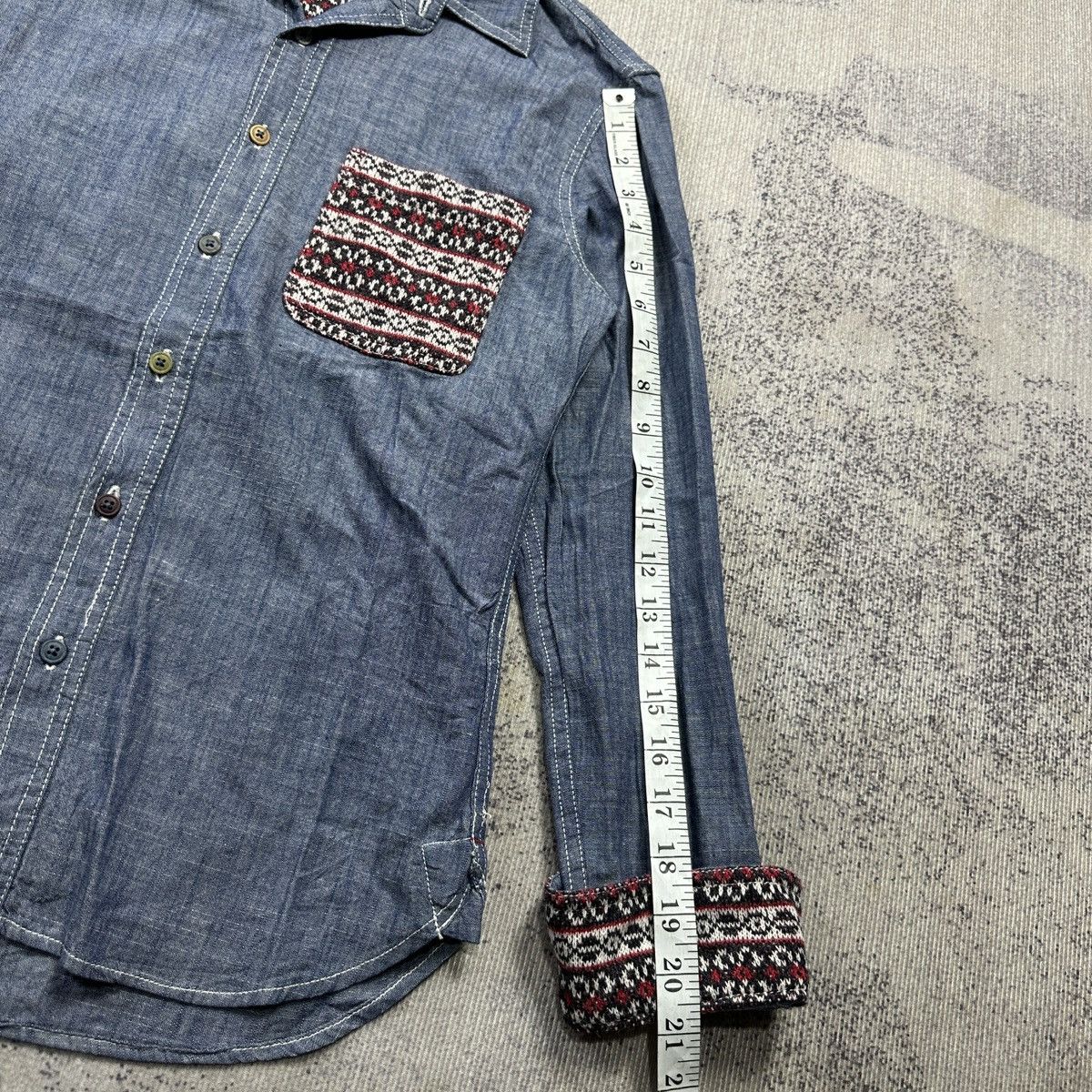 semanticdesign Semanticdesign Shirt blue denim Size US S / EU 44-46 / 1 - 6 Thumbnail