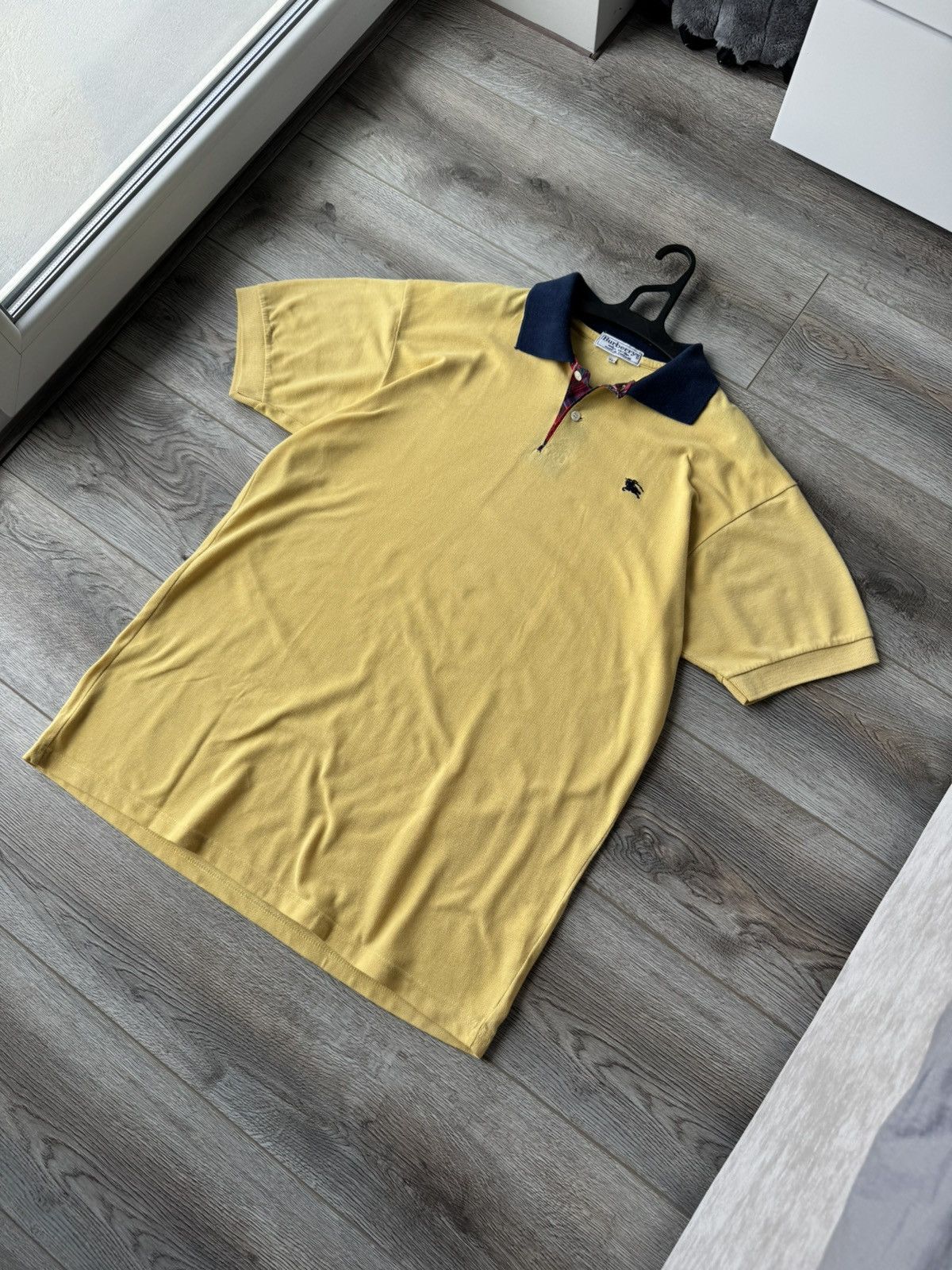 Burberry Vintage Burberrys Yellow Men's Polo Size US XL / EU 56 / 4 - 2 Thumbnail