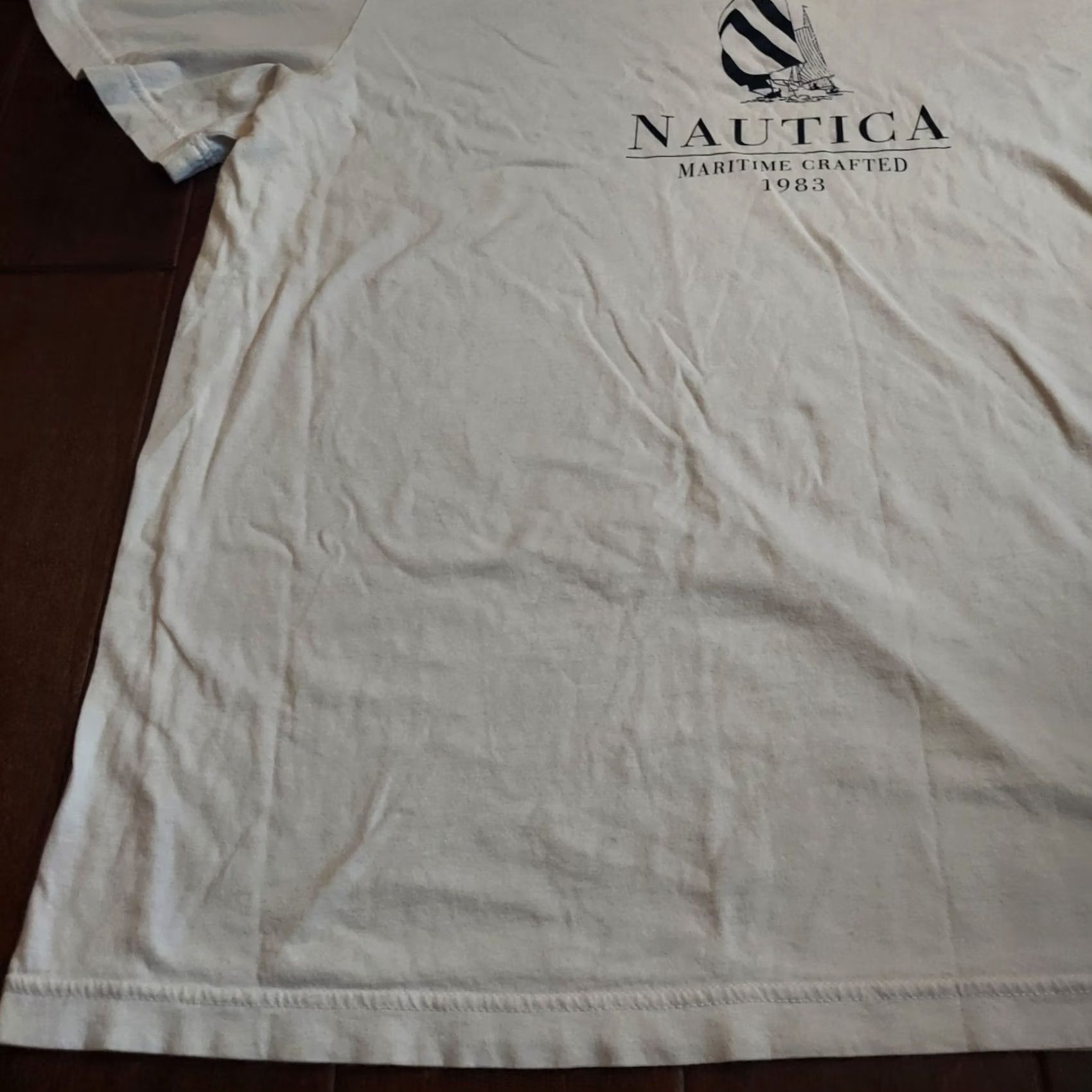 Nautica Nautica Mens Maritime Crafted 1983 Sail Boat Print Shirt - 2XL Size US XXL / EU 58 / 5 - 2 Thumbnail