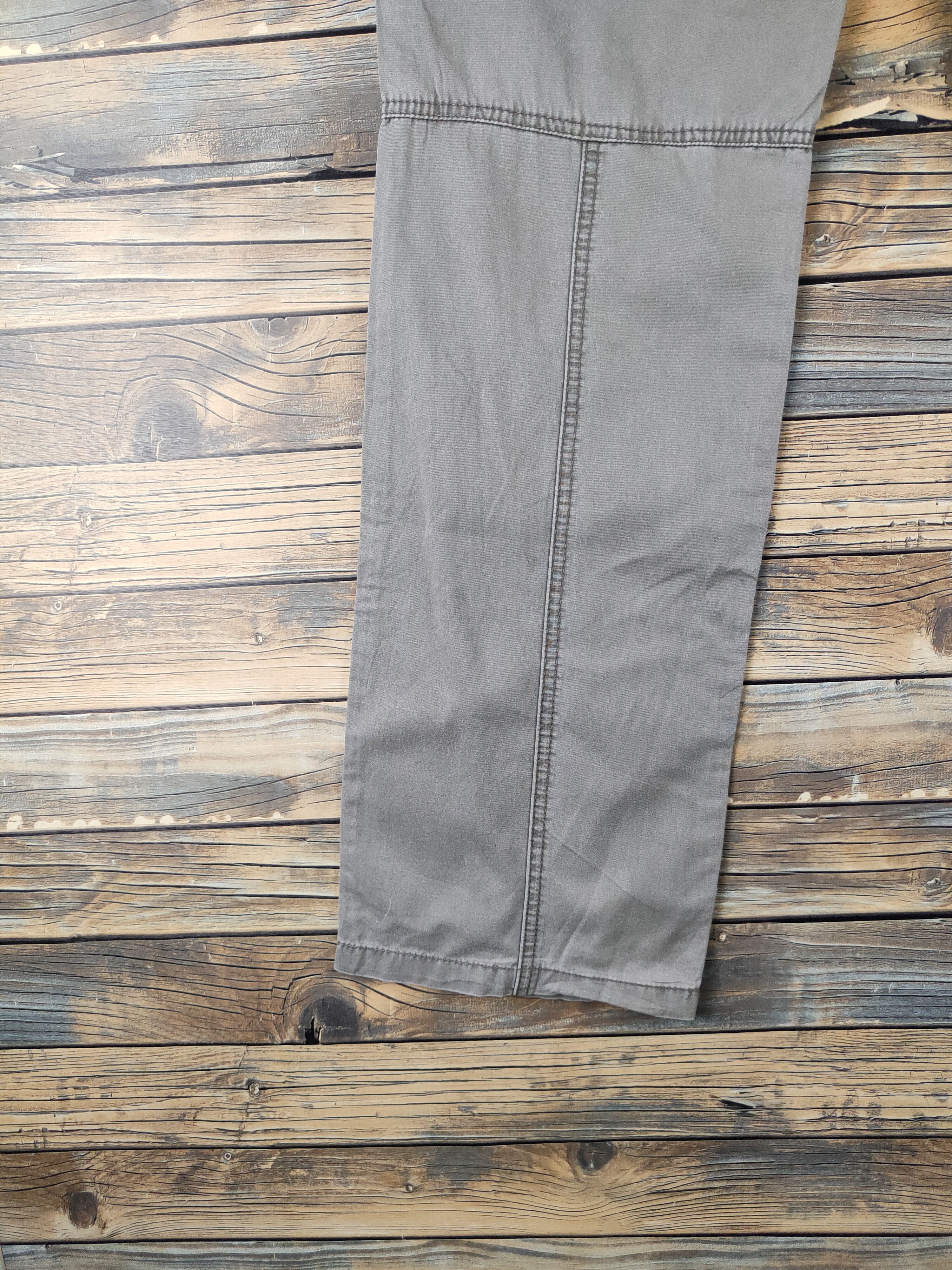 Uniqlo DL Uniqlo Olive Faded Multipocket Tactical Cargo Pants #1329 Size US 30 / EU 46 - 9 Thumbnail