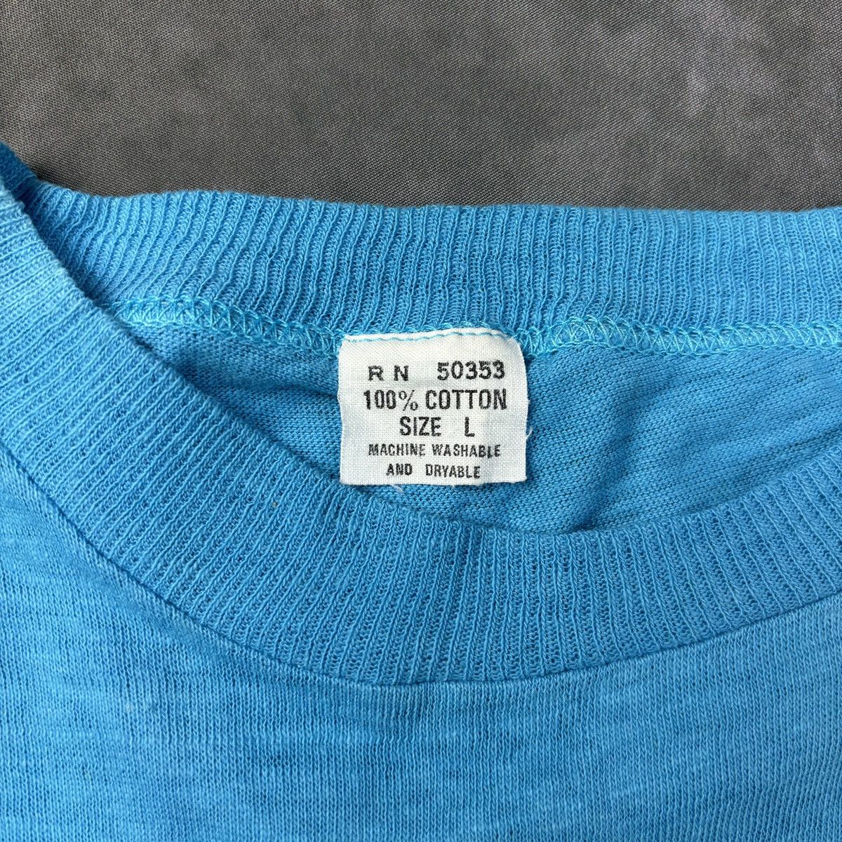 Vintage 1970s Anti Draft Tee True Vintage Political Protest Activist Size US M / EU 48-50 / 2 - 6 Thumbnail