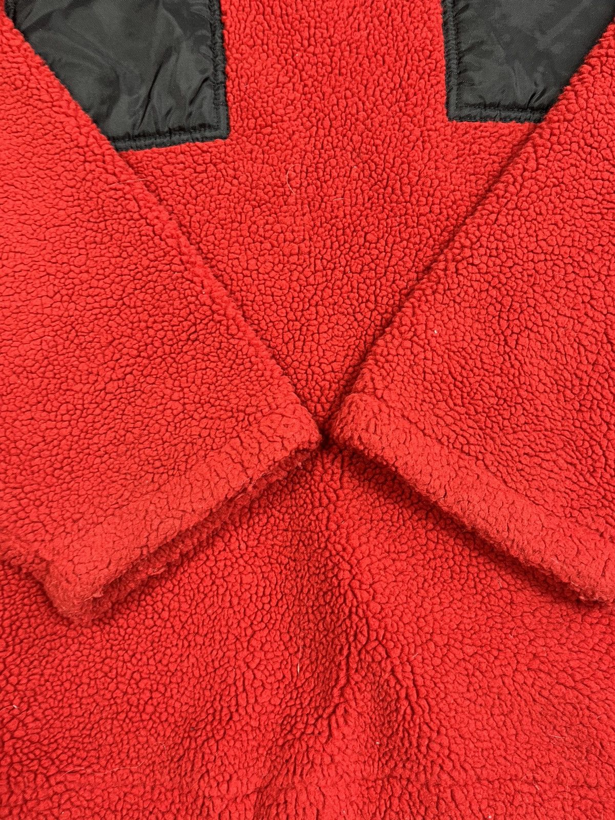 Tommy Hilfiger × Tommy Jeans × Vintage Vintage 90s Tommy Jeans fleece deep pile anorak hoodie XL Size US XL / EU 56 / 4 - 3 Thumbnail