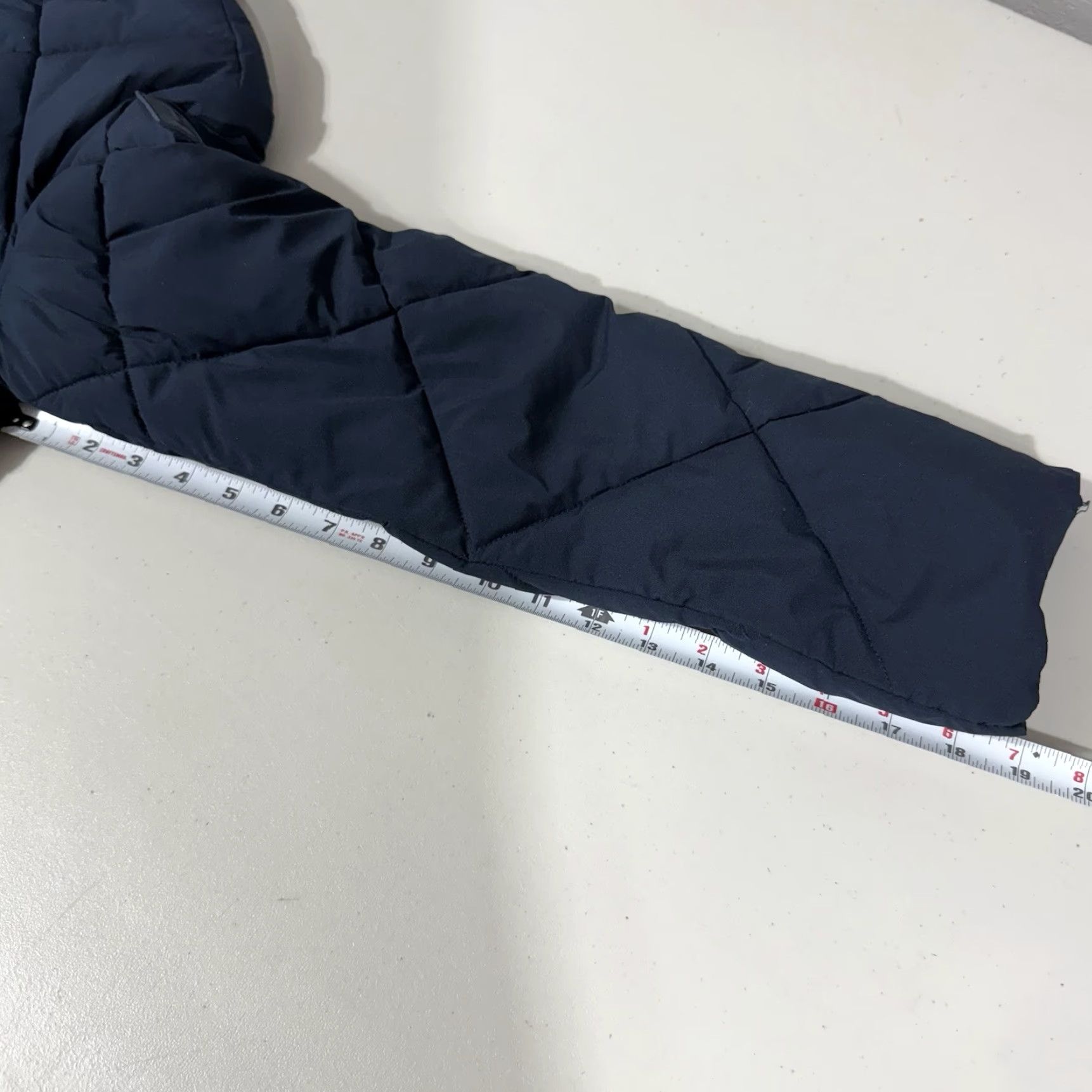 Ralph Lauren Lauren Ralph Lauren Women's Jacket Puffer Zip Up Navy Blue Small Slim Regular Fit Size S / US 4 / IT 40 - 4 Thumbnail