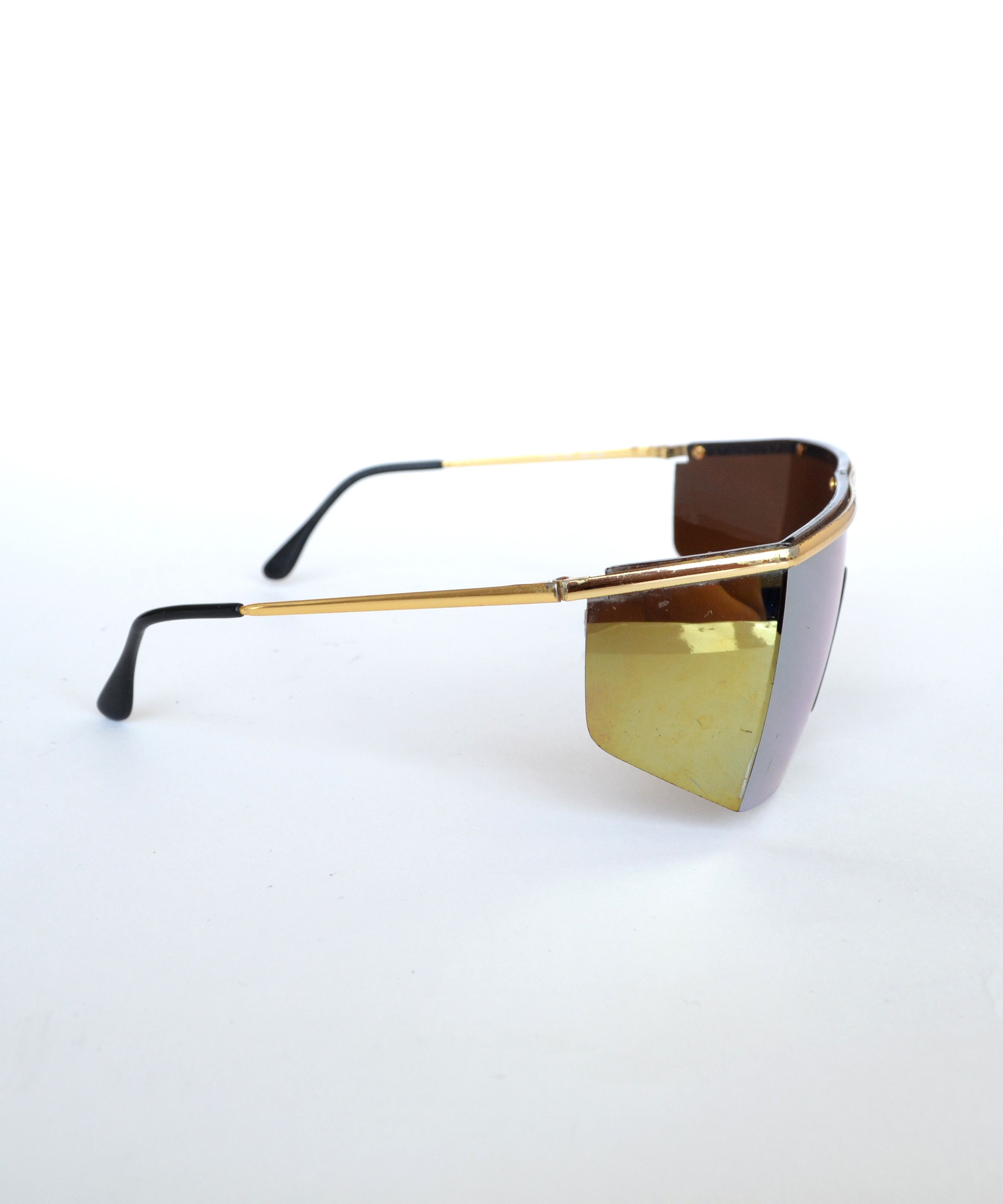 Versace 🔴 GIANNI VERSACE Sunglasses Mod 790 Shield Mask Mirror 90s Size ONE SIZE - 5 Thumbnail