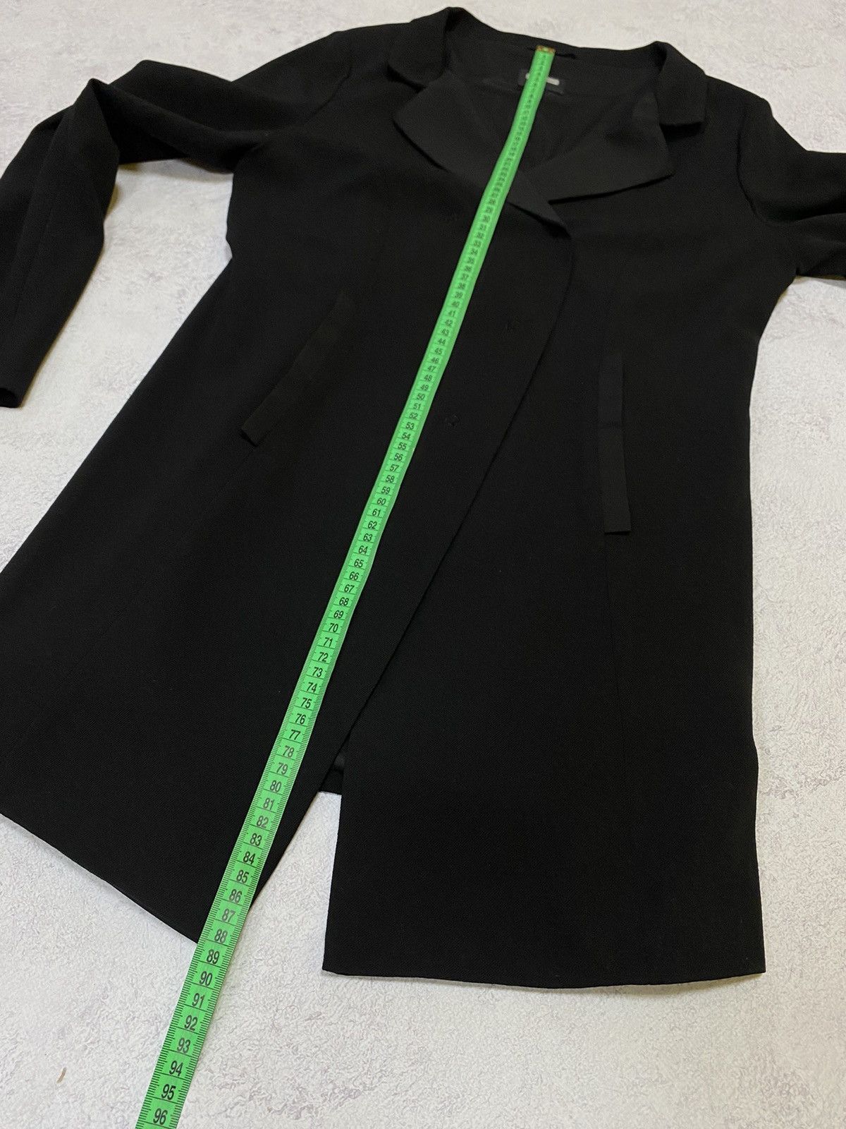 Annette Gortz Annette Gortz Womens Black Coat Jacket Virgin Wool Size 40 Size S / US 4 / IT 40 - 16 Thumbnail