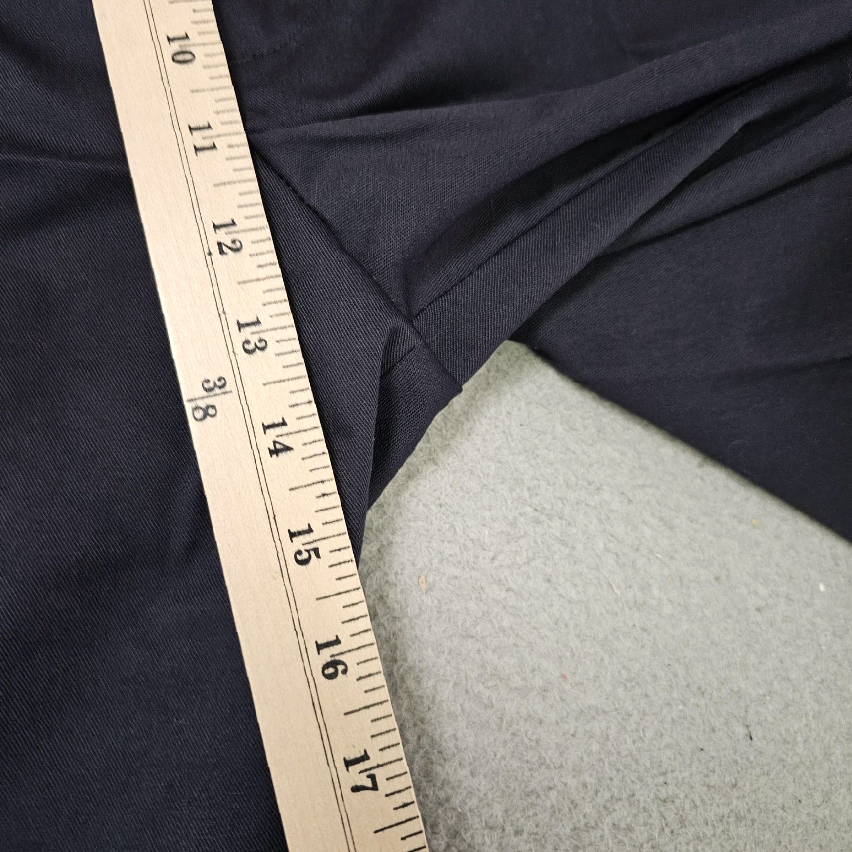 Vintage Flying Cross Dress Pants Mens 44x32 Navy Blue Uniform Workwear Polyester Cotton Size US 44 / EU 60 - 4 Thumbnail