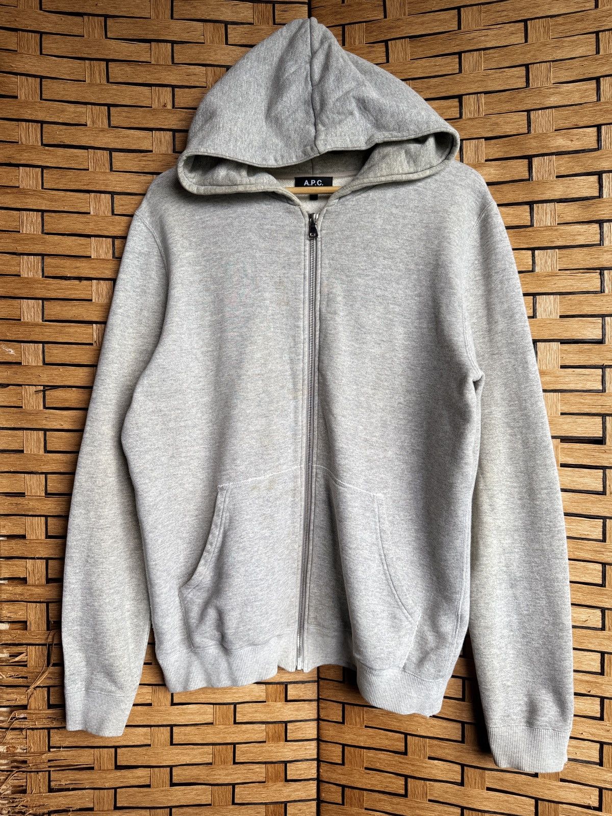 A.P.C. Vintage A.P.C Loose Zipper Hoodie Size US M / EU 48-50 / 2 - 1 Thumbnail