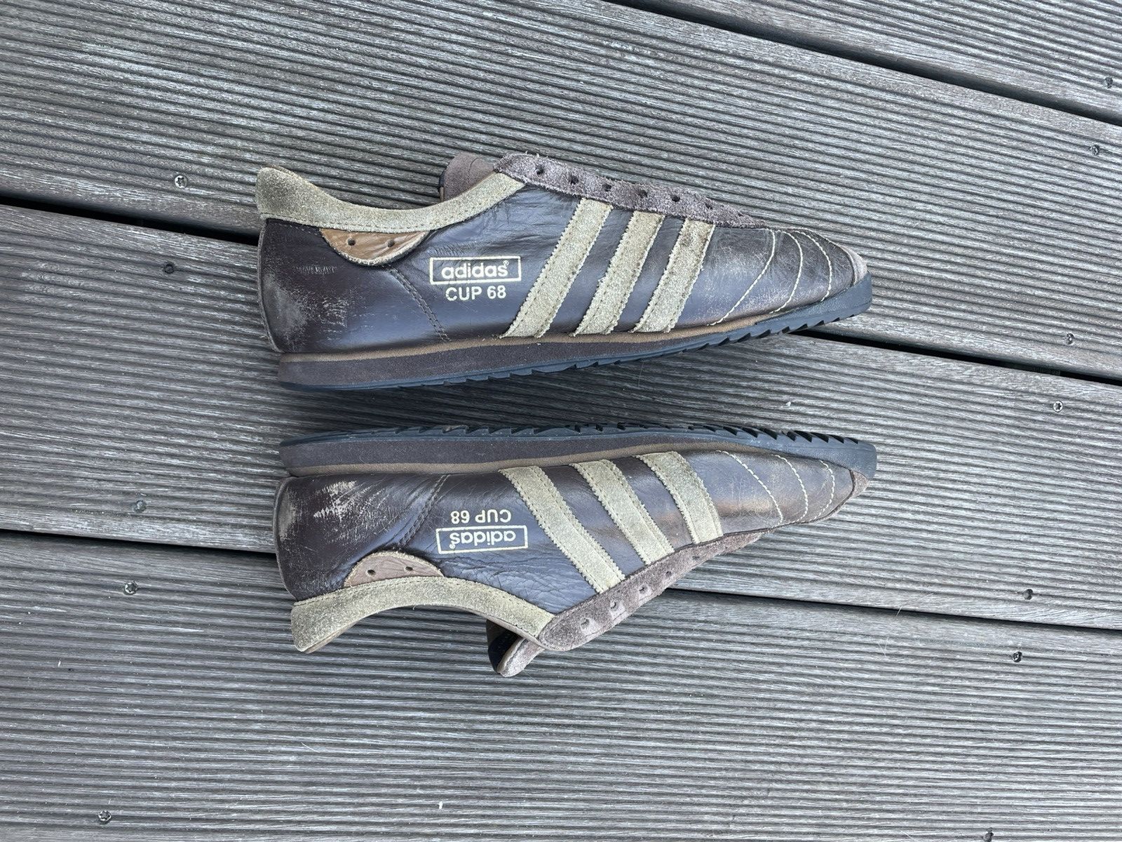 Adidas Vintage 07's Adidas Cup 68 Brown Size 8.5 Size US 8.5 / EU 41-42 - 9 Thumbnail