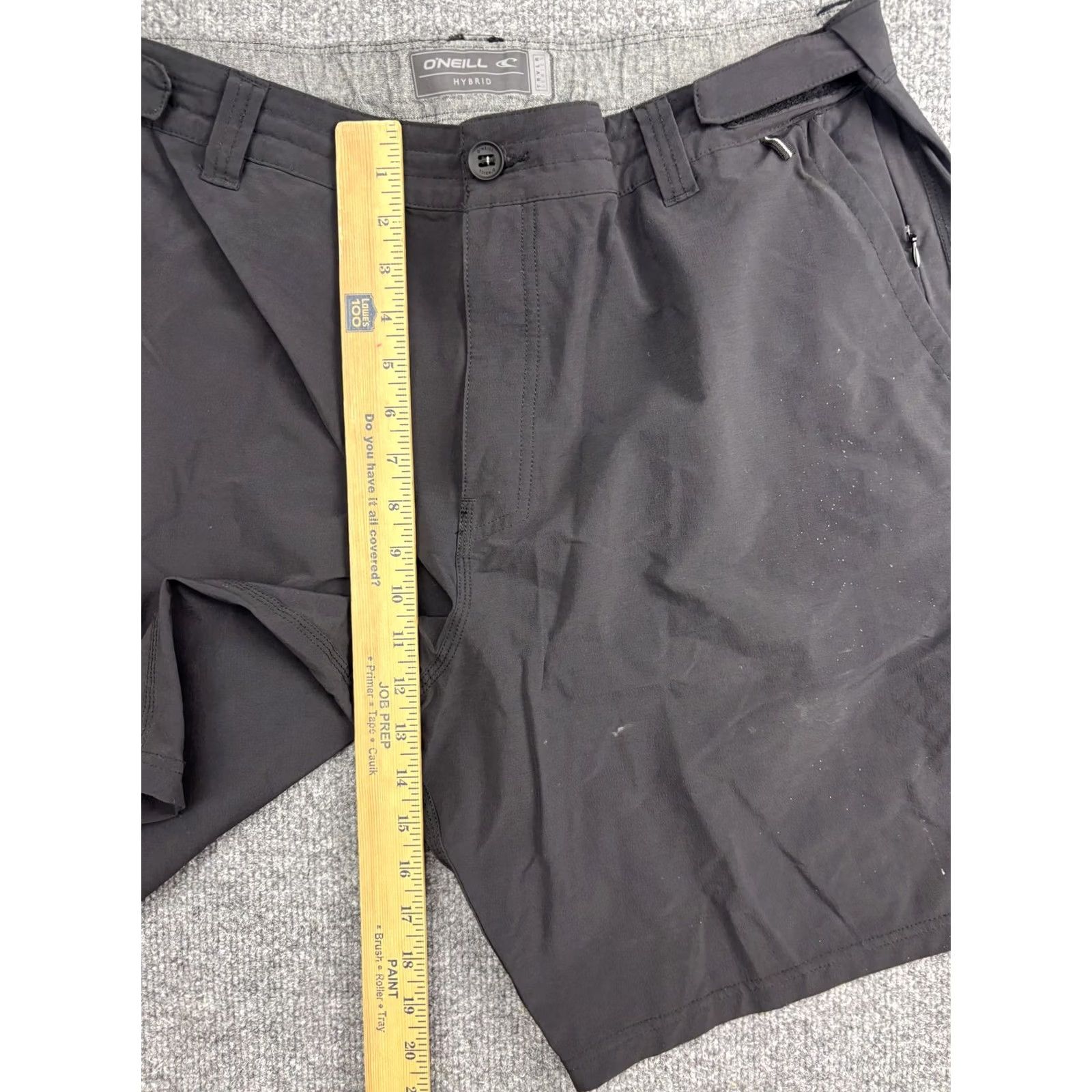 O'Neill O'Neill Shorts Mens 40 Black Hybrid Travel Series Cordura Zip Pockets Stretch Shirt? Size US 40 / EU 56 - 4 Thumbnail