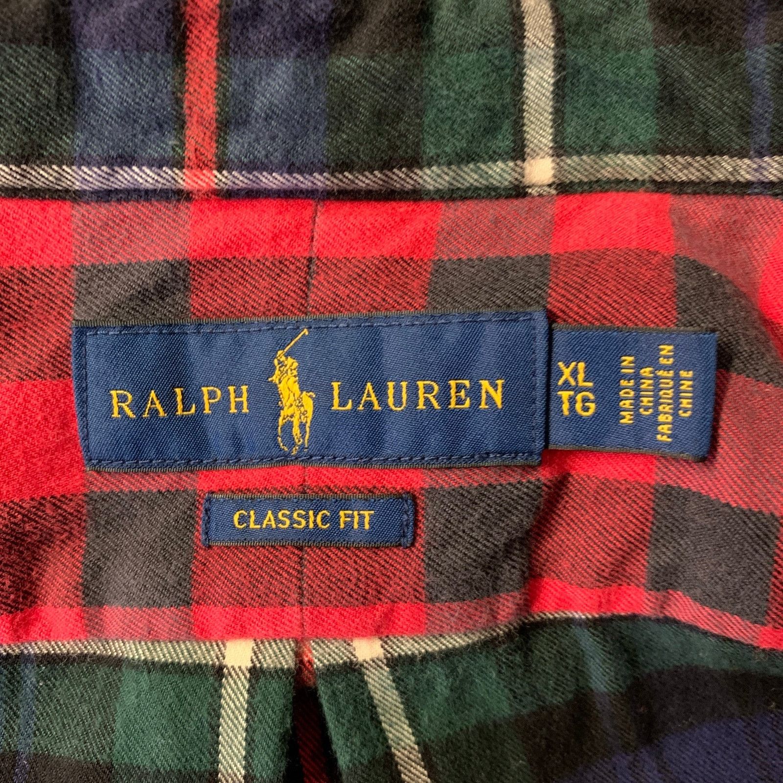 Ralph Lauren RALPH LAUREN XL Multicolor Plaid Flannel Long Sleeve Shirt Size US XL / EU 56 / 4 - 5 Thumbnail