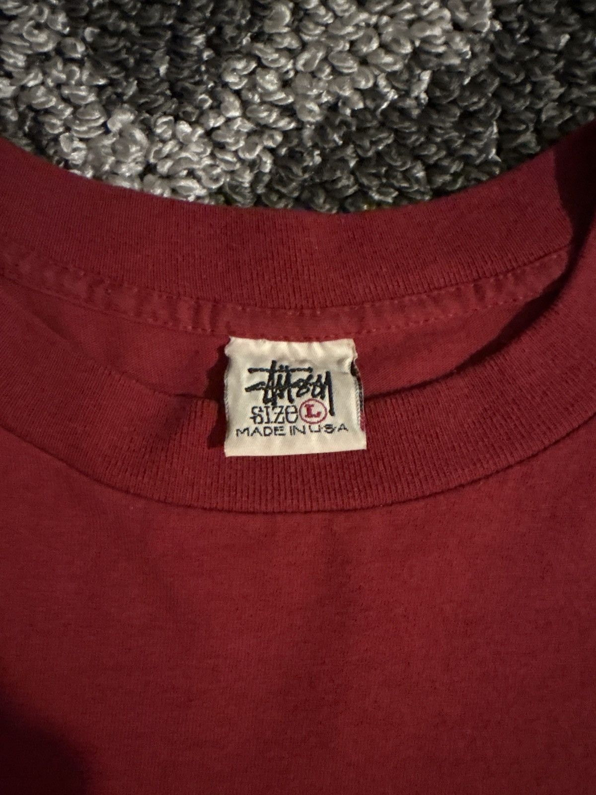 Stussy Red Stussy Longsleeve Size US L / EU 52-54 / 3 - 3 Thumbnail