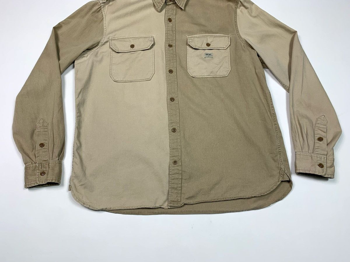 Denim & Supply Ralph Lauren × Ralph Lauren × Vintage Denim & Supply Ralph Lauren Beige Shirt Pocket Size XL Size US XL / EU 56 / 4 - 2 Thumbnail