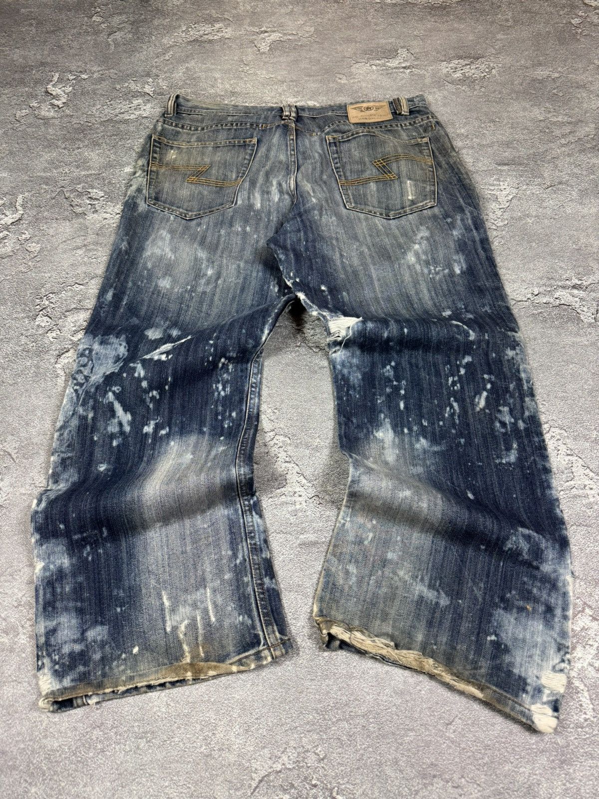 If Six Was Nine IF6WAS9 2000s Y2K Heavenly Bootcut Baggy Washed Jeans SZ 34 Size US 34 / EU 50 - 3 Thumbnail