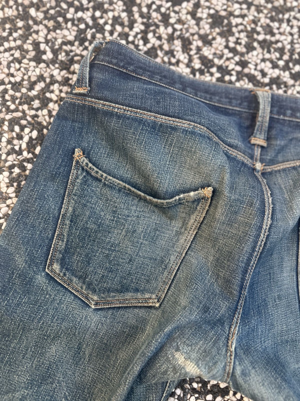 Stevenson Overall Co. Vintage Stevenson Overall Co. Selvedge Denim faded jeans Size US 34 / EU 50 - 19 Thumbnail