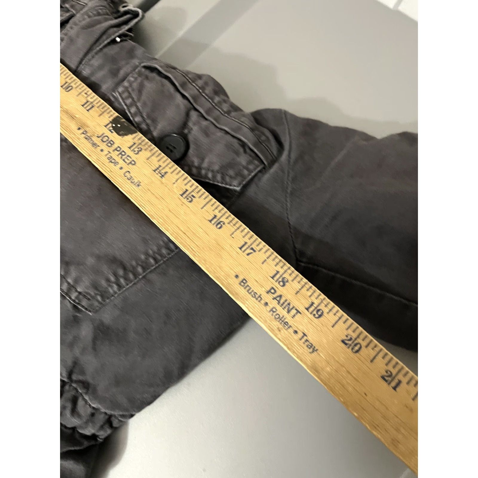 Ann Taylor VINTAGE Ann Taylor Loft Grey Utility Winter Jacket with Faux Fur Hood XS Womens Size XS / US 0-2 / IT 36-38 - 5 Thumbnail