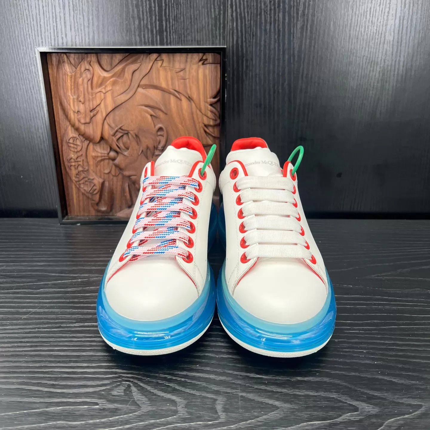Alexander McQueen McQ white blue air 37.5 sneakers Size US 7 / IT 37 - 2 Thumbnail