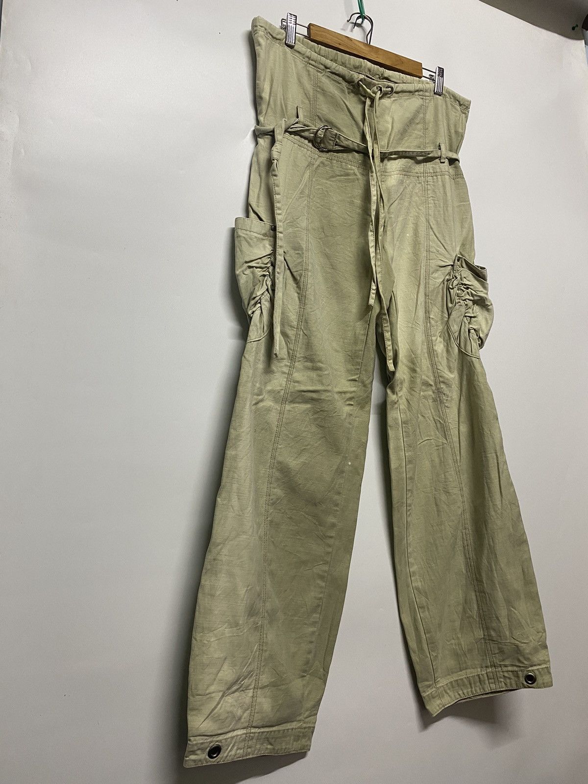 Designer × Japanese Brand Double Standard Clothing Women’s Cargo Multi Pocket Pants Size 36" / US 14 / IT 50 - 4 Thumbnail