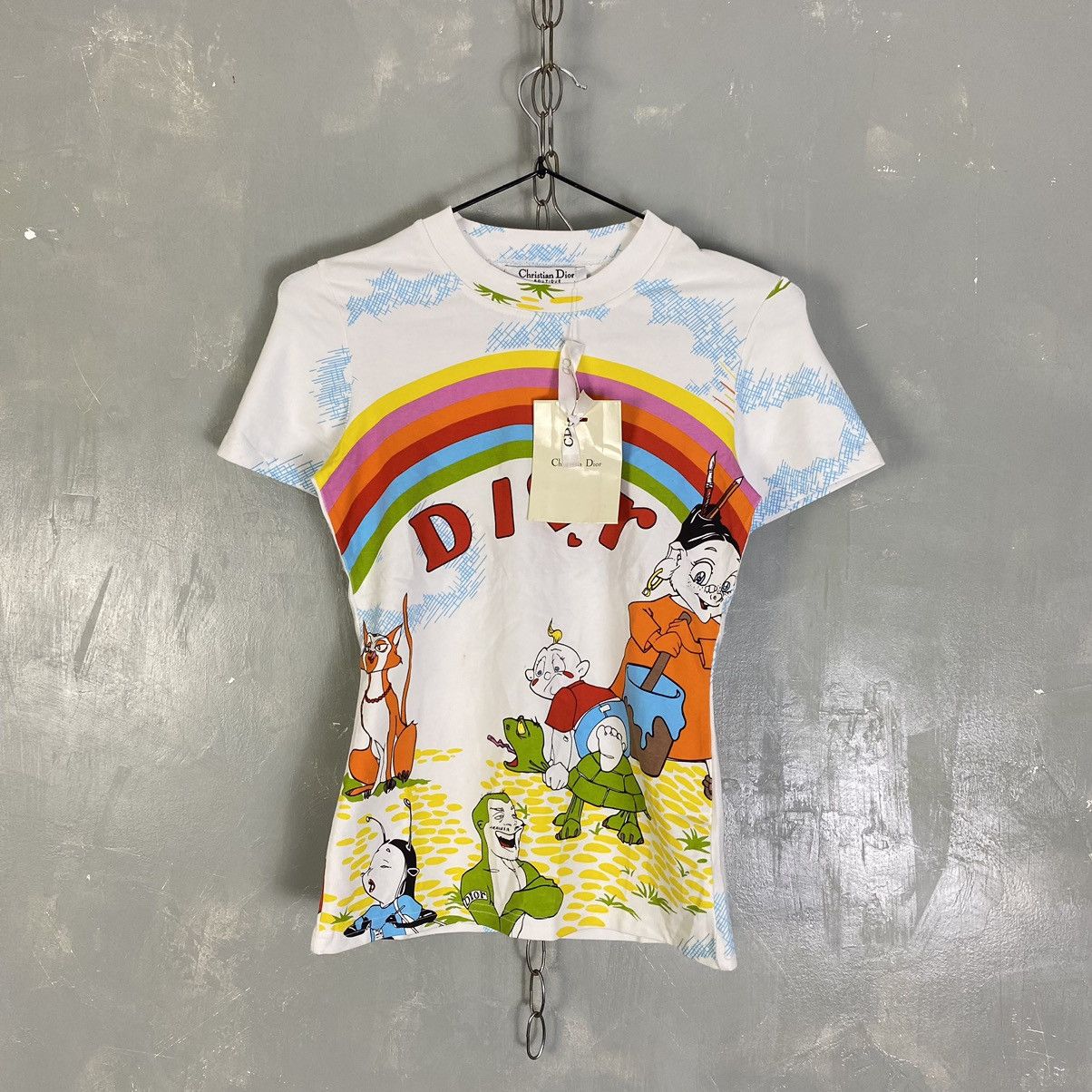 Dior Christian Dior x John Galliano FW2002 Cartoon Print