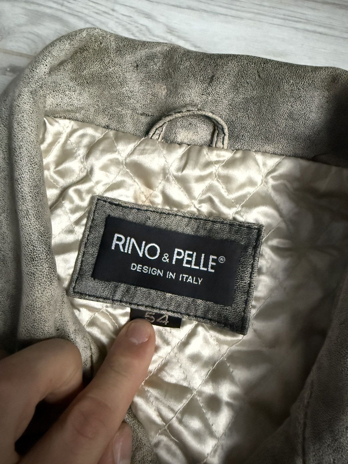 Genuine Leather × Vintage Vintage real Leather Jacket Rino & Pelle Italy Size US L / EU 52-54 / 3 - 4 Thumbnail