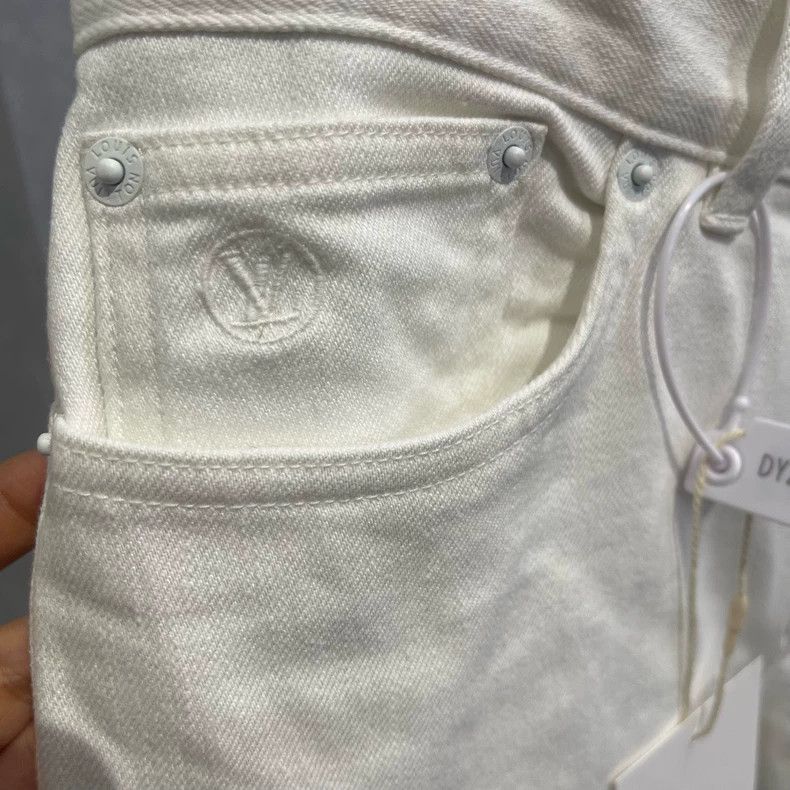 Louis Vuitton Louis Vuitton White denim pants Size US 30 / EU 46 - 3 Thumbnail