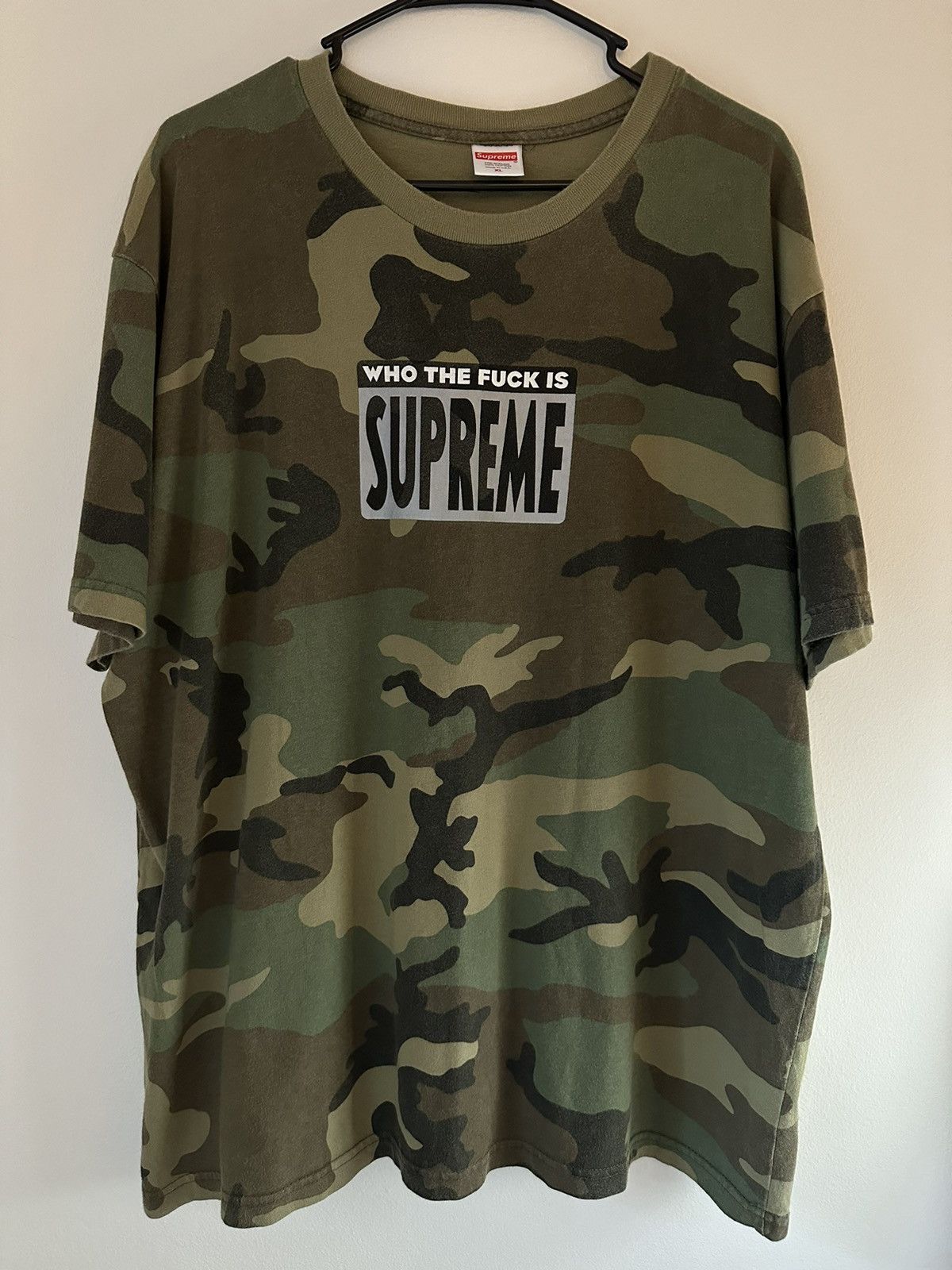 Supreme Supreme Who The Fuck Tee Size US XL / EU 56 / 4 - 1 Thumbnail
