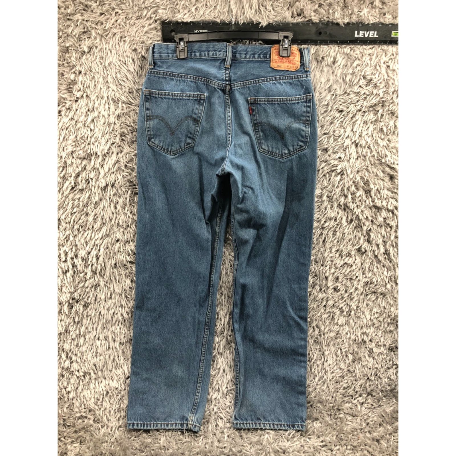 Levi's Levi's Jeans 550 Relaxed Straight Size 34x32 Mens Mid Rise Medium Blue Wash Everyday Comfort 5-Pocket Denim Regular Fit Size US 34 / EU 50 - 5 Thumbnail