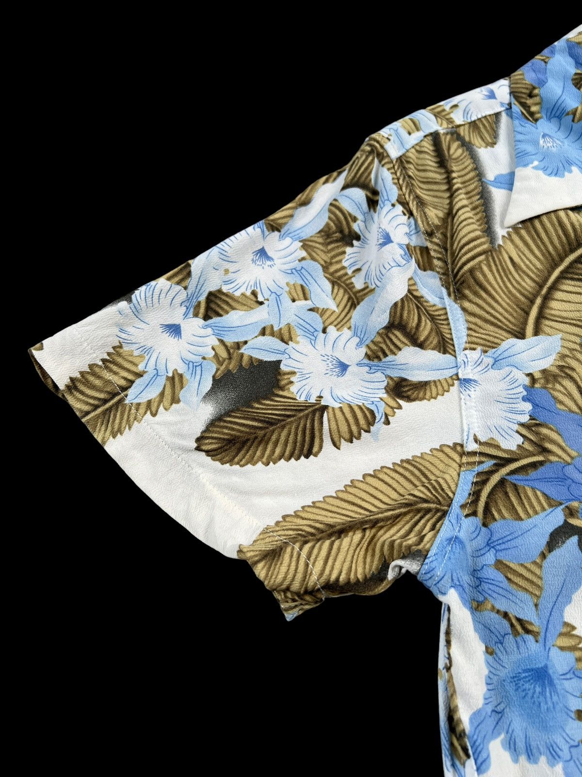 Vintage Vintage 90s Ani Ani 🇯🇵 Open Collar Rayon Hawaiian Shirt Size US S / EU 44-46 / 1 - 7 Thumbnail