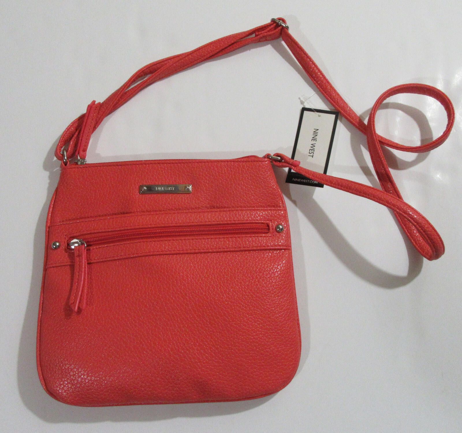 Nine West Nine West Crossbody Bag Dark Coral NEW Size ONE SIZE - 1 Thumbnail