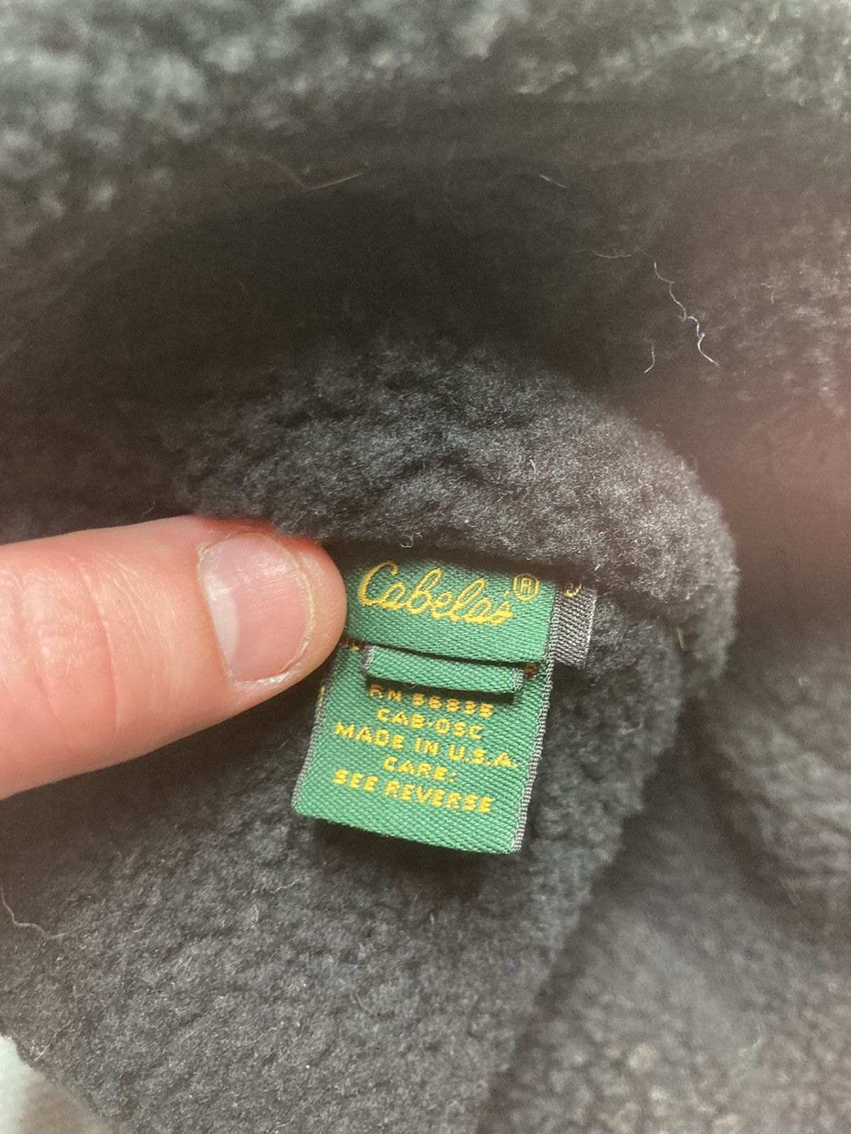 Goretex × Vintage Cabelas fleece lined trapper hat Gore Tex ear flap hunting M Size ONE SIZE - 7 Thumbnail