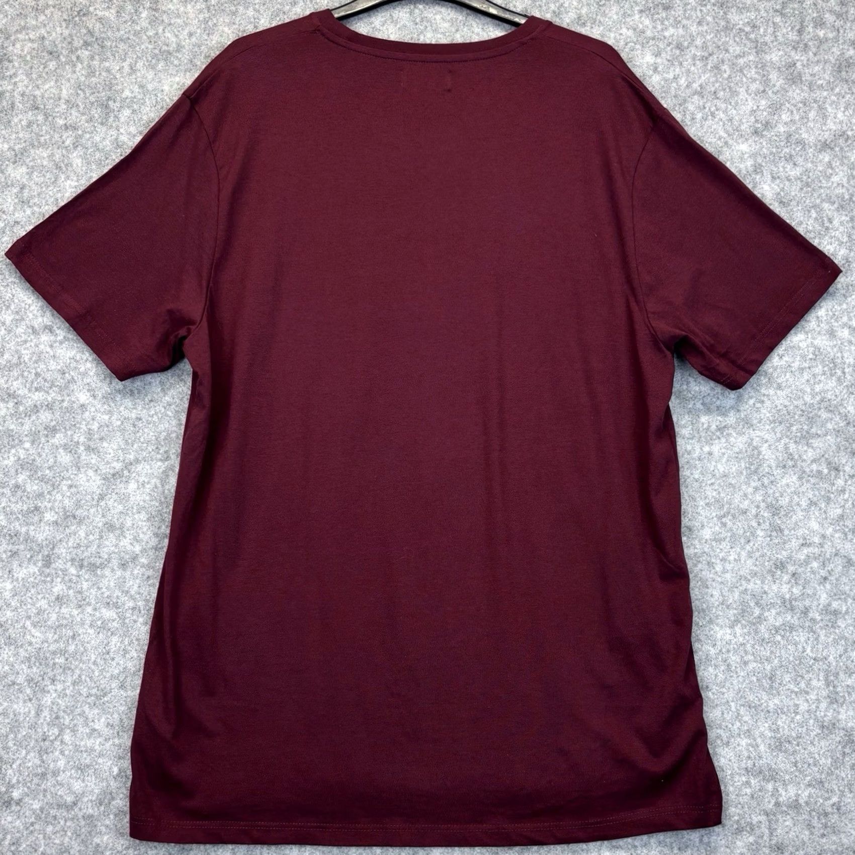Topman Topman T Shirt XL Mens Burgundy Crew Neck Top New With Tags BNWT BNWT Size US XL / EU 56 / 4 - 2 Thumbnail