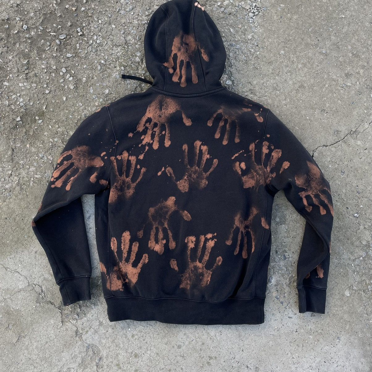 Vintage Vintage Nike Zip Hoodie Custom Hand Hand Made by Me Y2K 90s Size US M / EU 48-50 / 2 - 2 Thumbnail