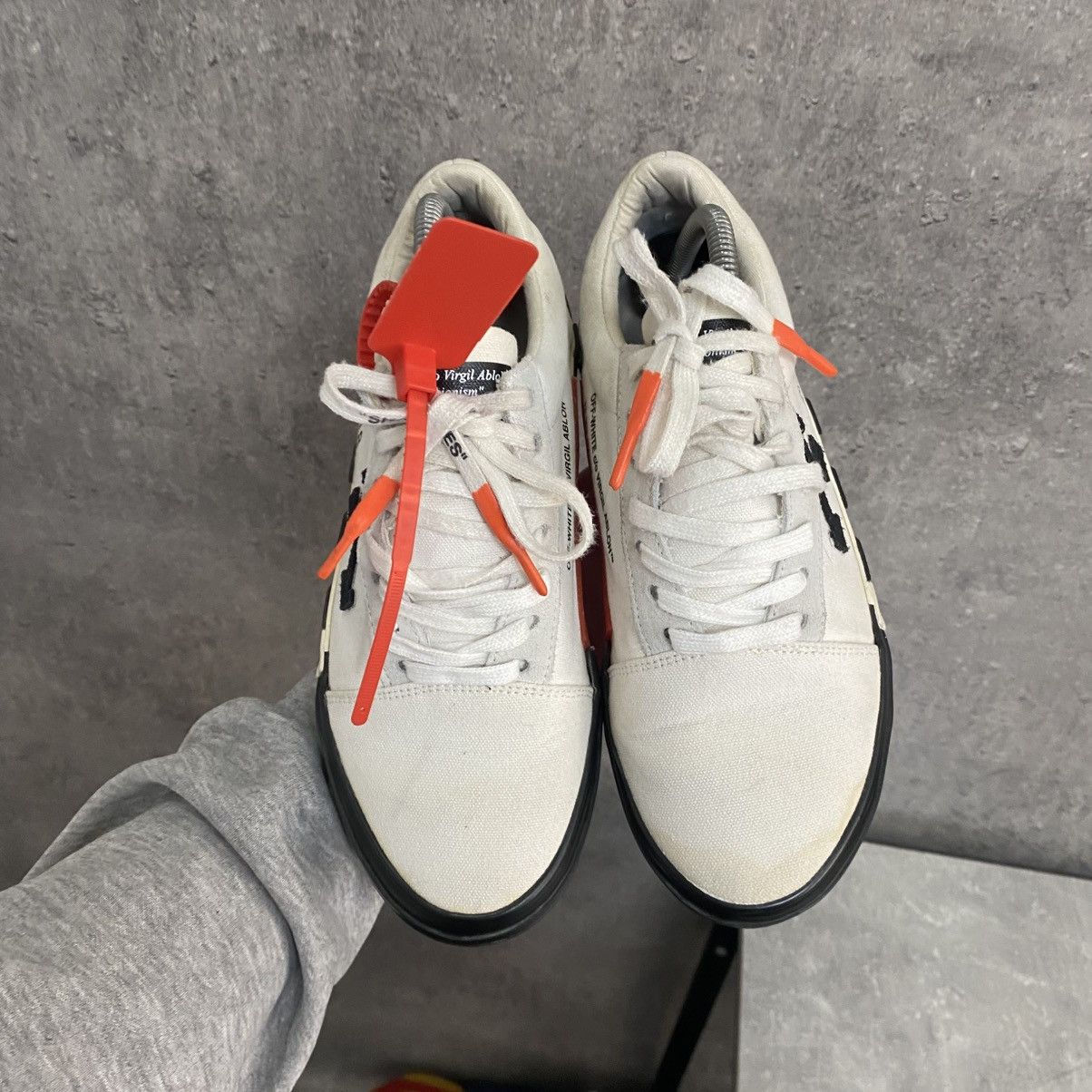 Off-White Off-White Vulcanized Low Sneakers Size US 8 / IT 38 - 6 Thumbnail