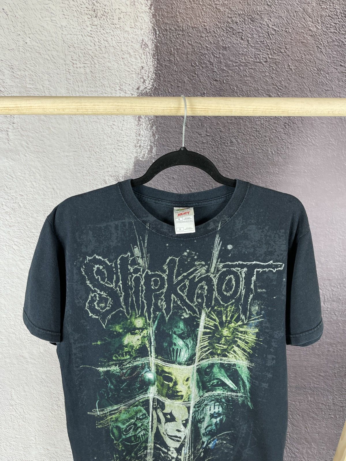 Band Tees Slipknot 2008 Vintage Fruit of The Loom Band Tee Merch Size US M / EU 48-50 / 2 - 2 Thumbnail