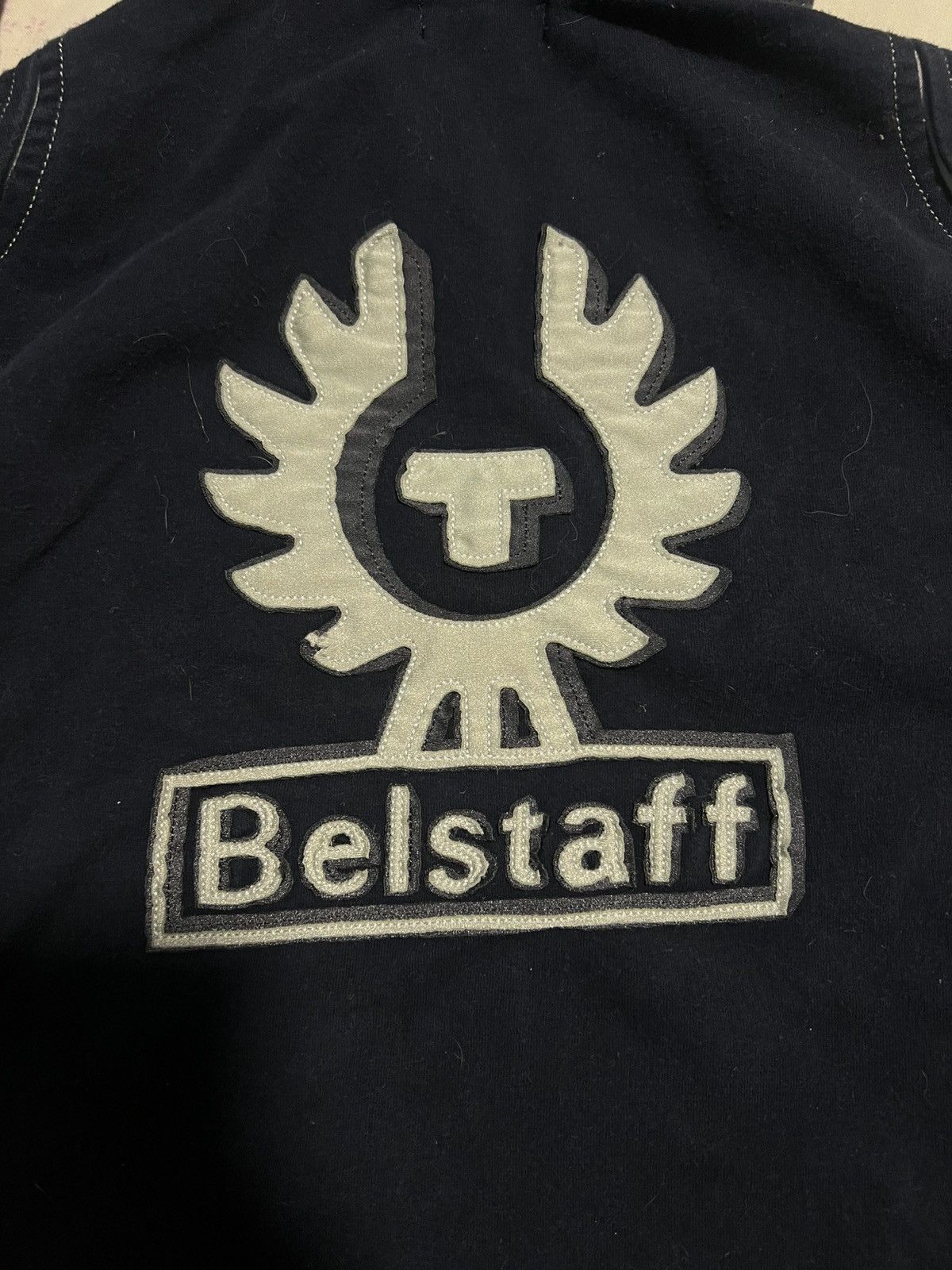 Belstaff × Vintage Vintage Belstaff brand logo reflective zip hoodie Size M / US 6-8 / IT 42-44 - 3 Thumbnail