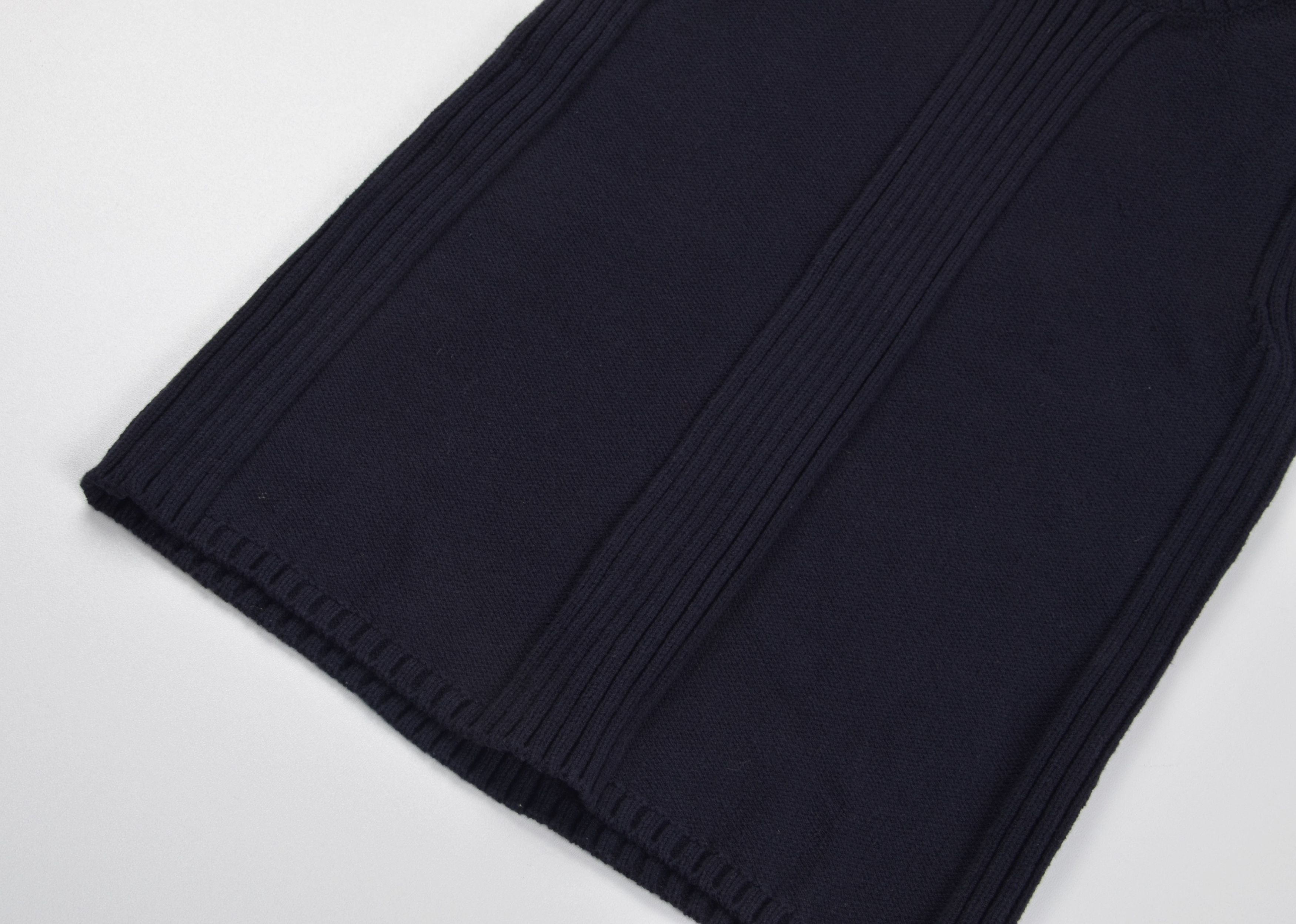 Sonia Rykiel Vintage Sonia Rykiel 90's Navy Knitted Turtleneck Top Size S / US 4 / IT 40 - 6 Thumbnail