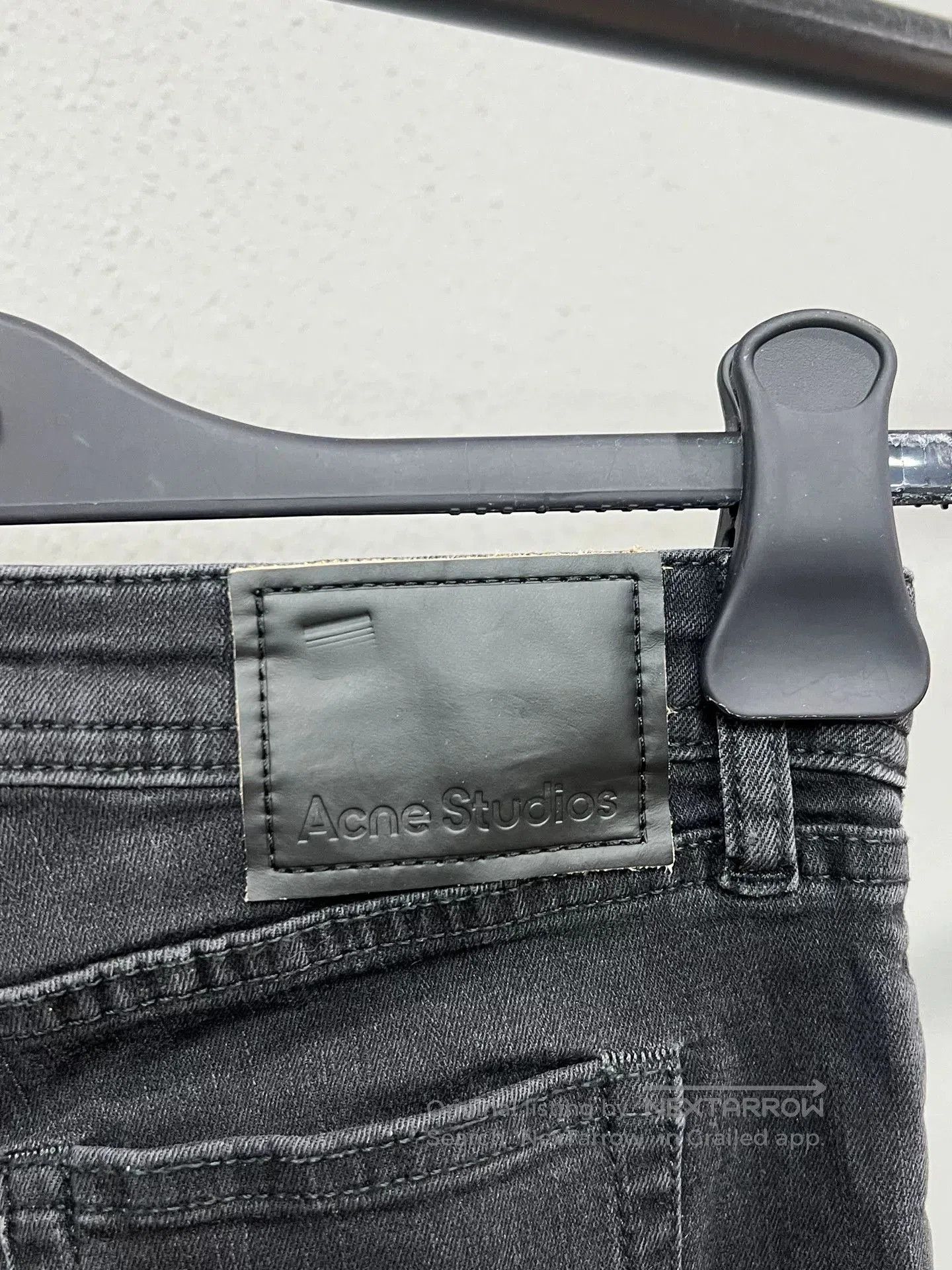 Acne Studios Acne Studios Black Denim Pants Size 24. Size 24" / US 00 / IT 34 - 3 Thumbnail