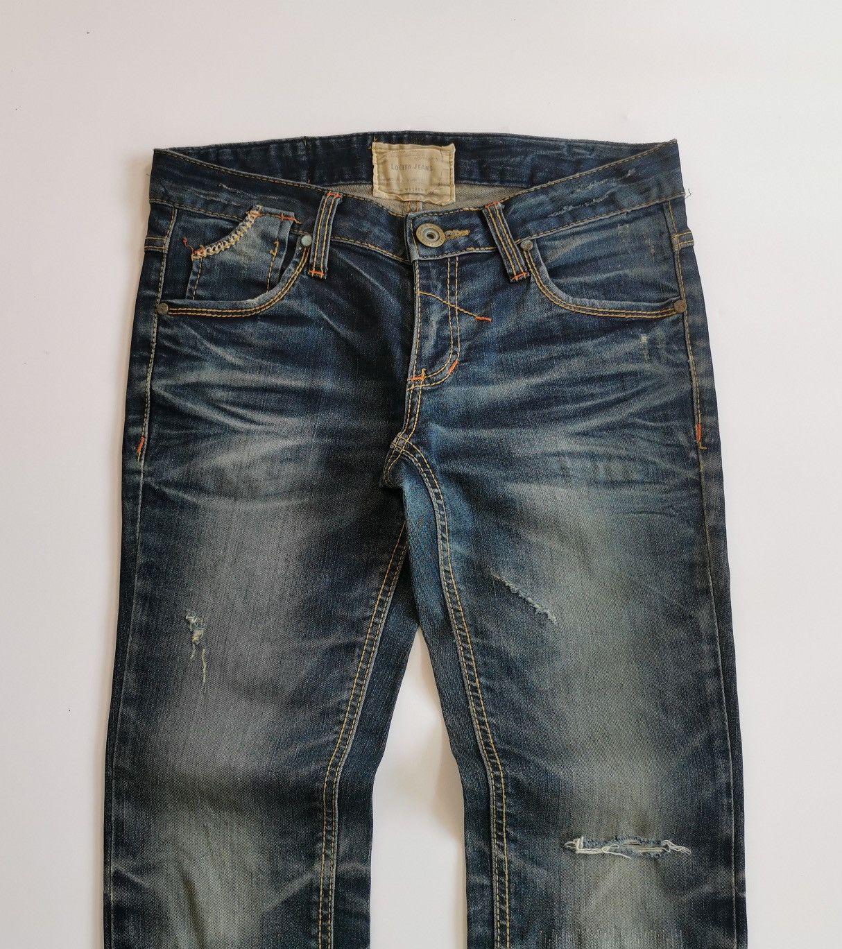 Japanese Brand Lolita Distressed Jeans Size 30" / US 8 / IT 44 - 5 Thumbnail