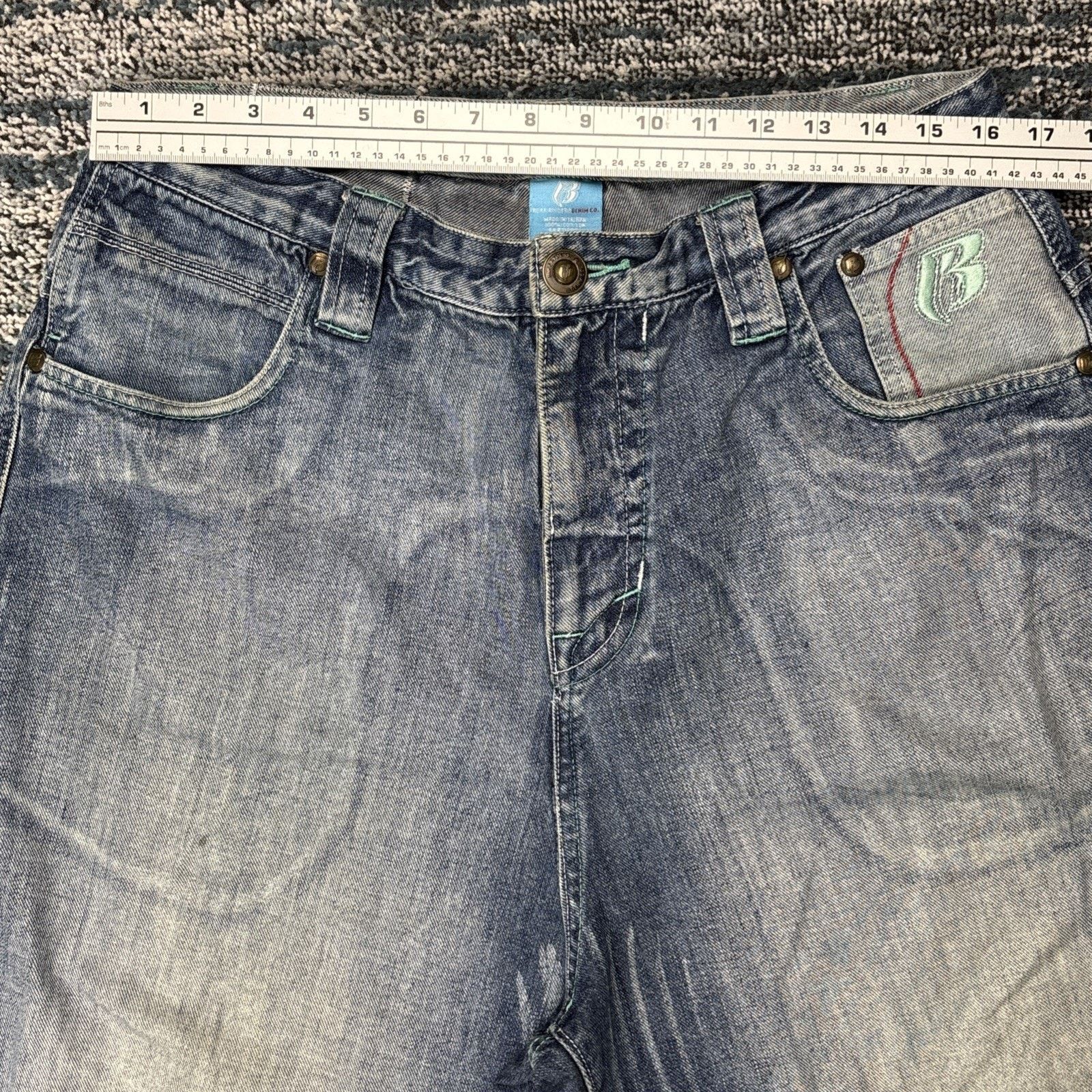 Ruff Ryders Vintage Y2k Ruff Ryders Baggy Denim Blue JeansMen’s 32 x 36 Size US 32 / EU 48 - 9 Thumbnail