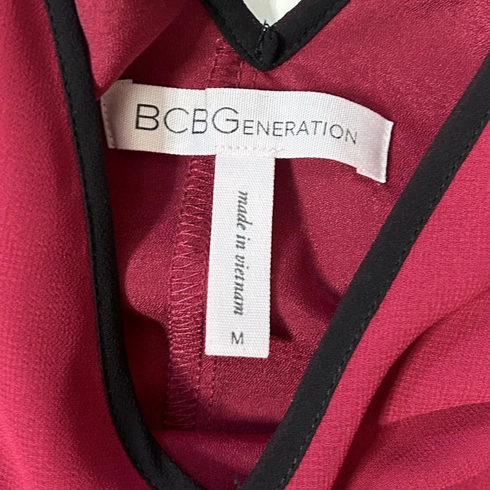 Designer BCBGeneration l Ruffle Sleeve Shift Dress Medium Size M / US 6-8 / IT 42-44 - 6 Thumbnail
