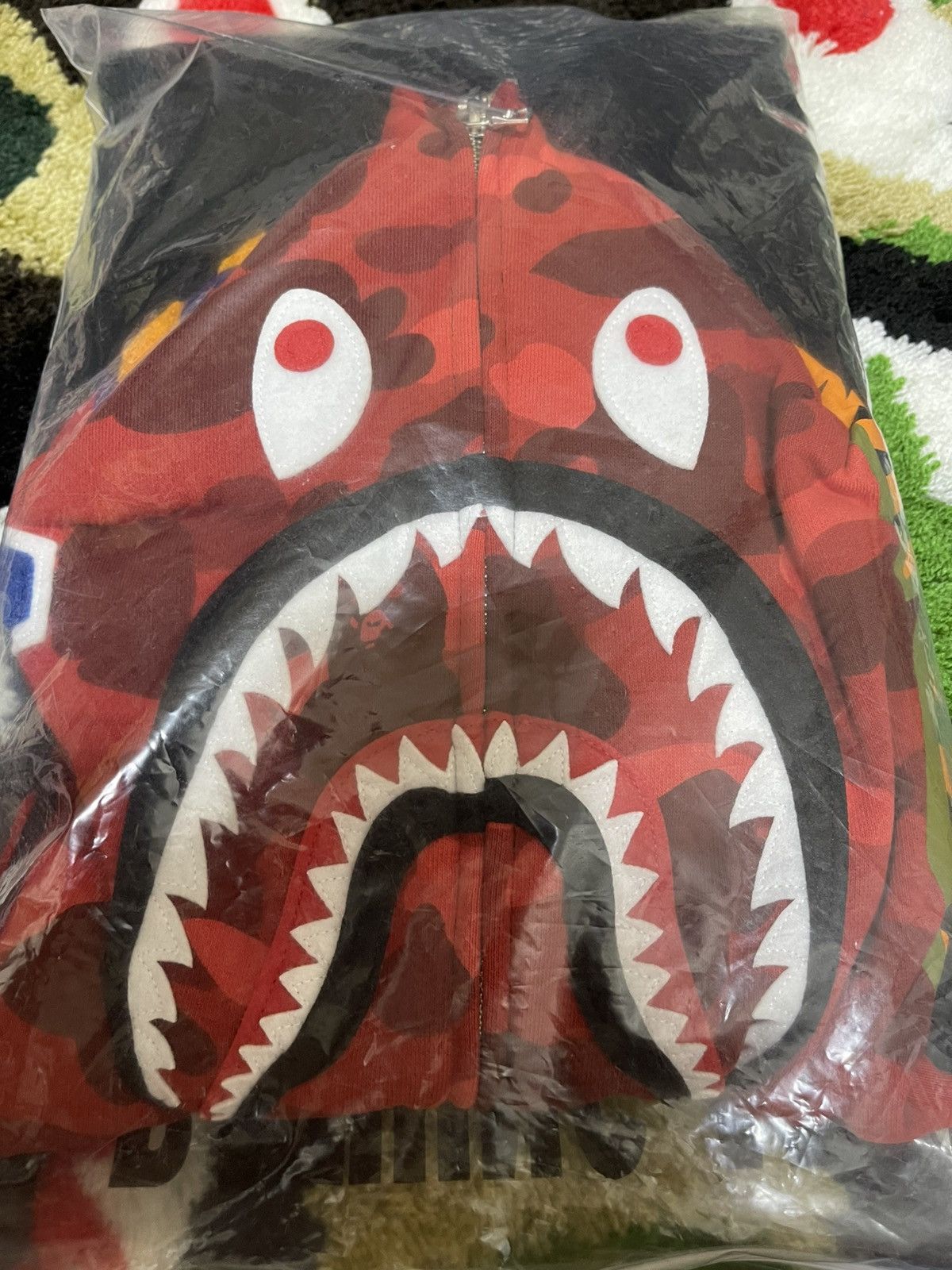 Bape × October's Very Own BAPE X OVO SHARK FULL ZIP HOODIE Size US XL / EU 56 / 4 - 3 Thumbnail