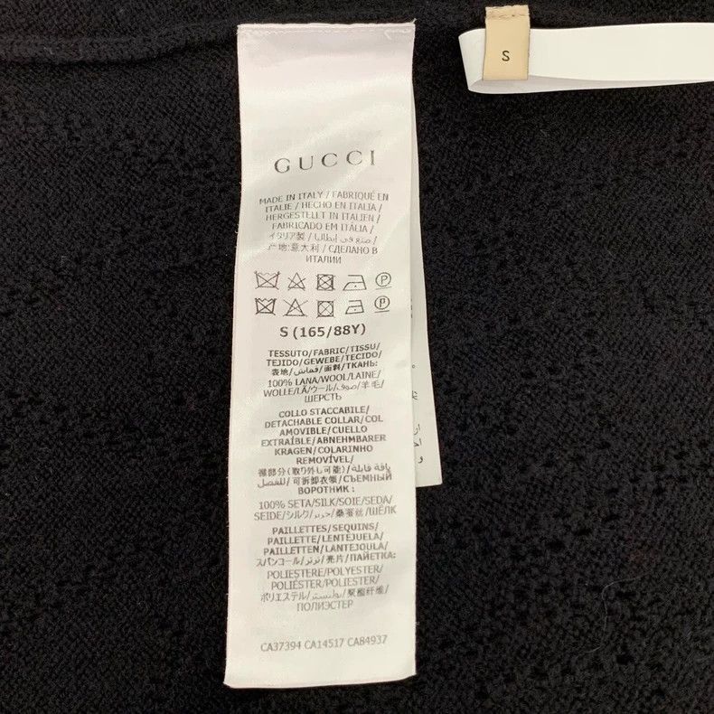 Gucci Gucci Sequin Collar Knit Dress-2506 Size 28" / US 6 / IT 42 - 7 Thumbnail