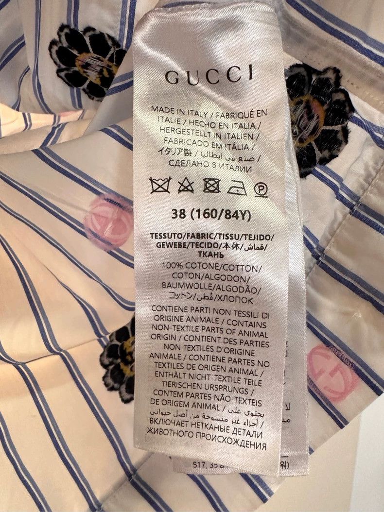 Gucci Gucci Size 38 Striped color, stitching color floral print Size US XXS / EU 40 - 5 Thumbnail