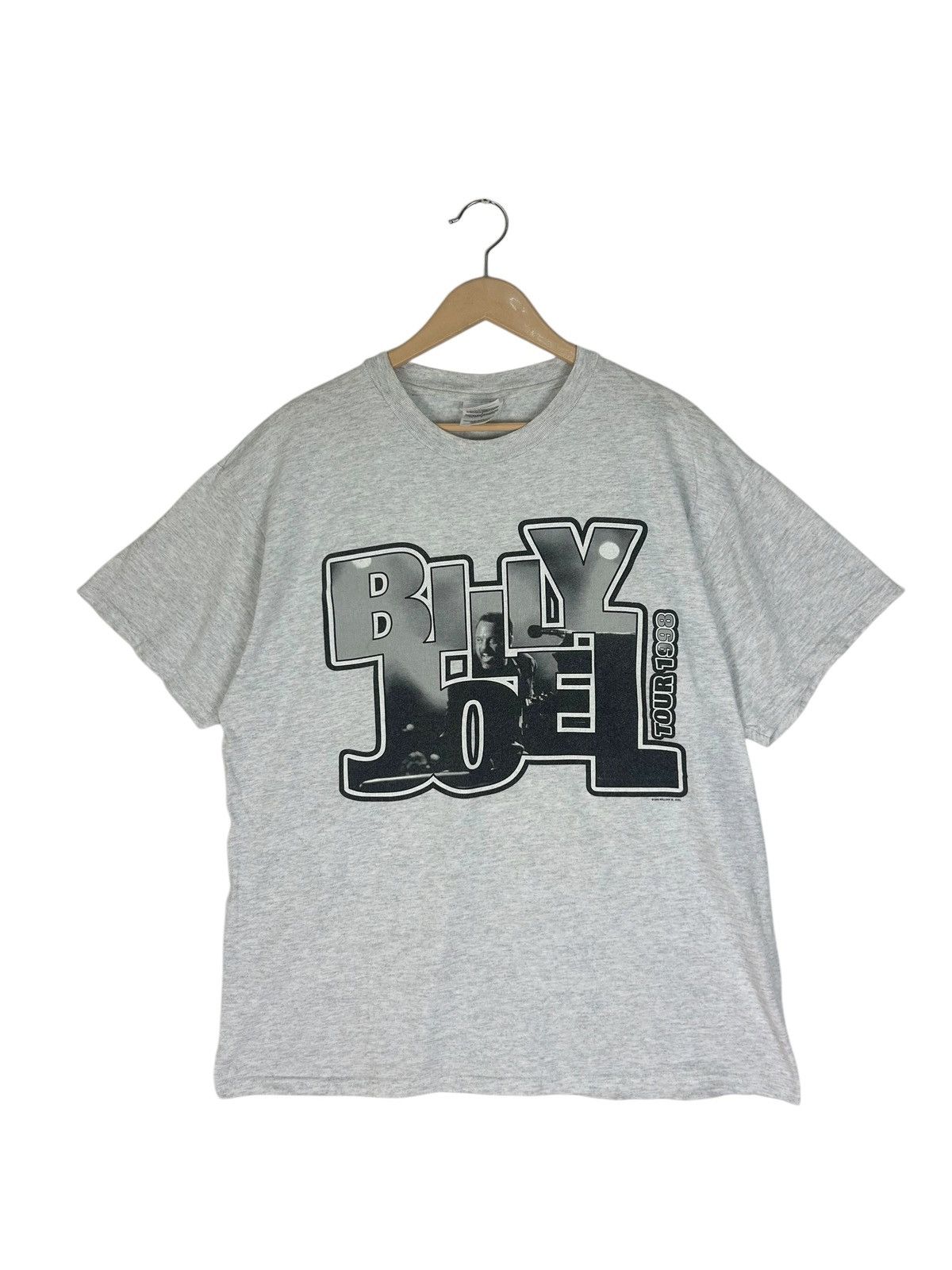 Band Tees × Vintage Vintage 1998 Billy Joel Tour T-Shirt – 90s Classic Rock Size US L / EU 52-54 / 3 - 1 Thumbnail