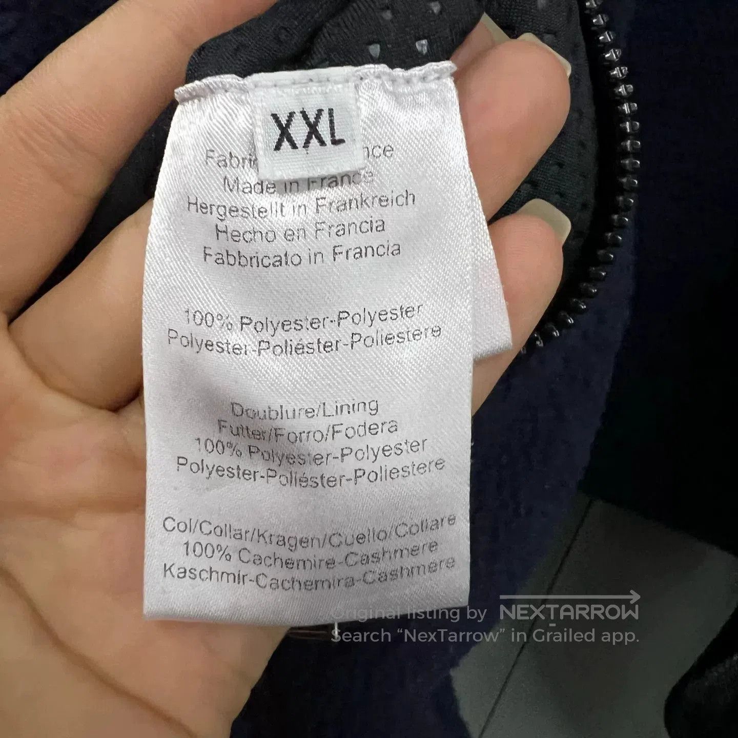 Hermes Hermes Navy Fleece Double. Size US XXL / EU 58 / 5 - 6 Thumbnail