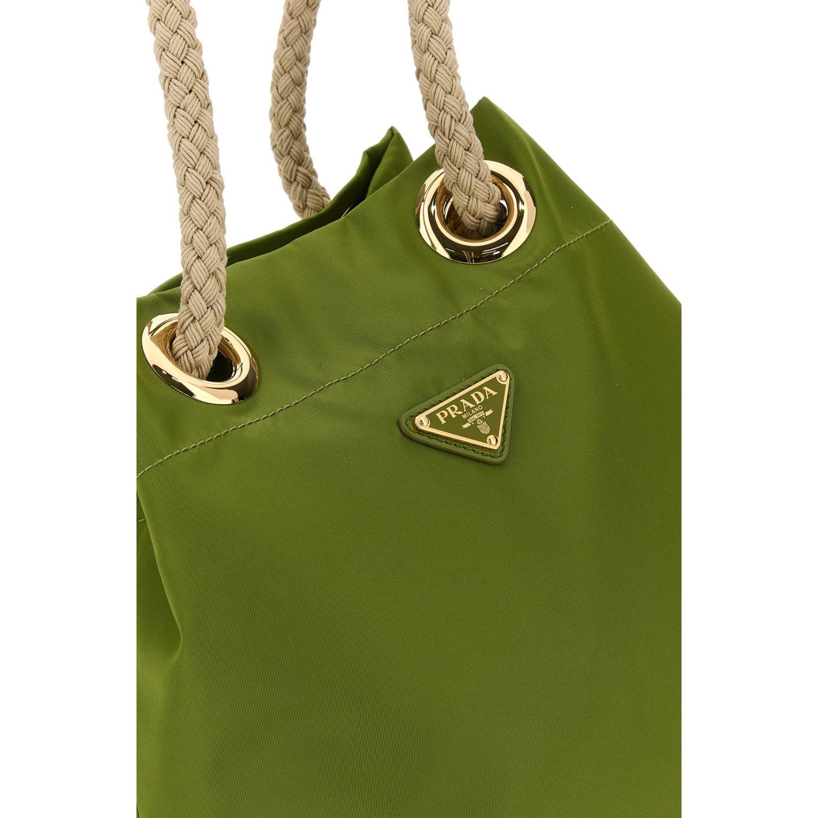 Prada PRADA Mariner Green Re-Nylon Bucket Bag New/Authentic Size ONE SIZE - 4 Thumbnail