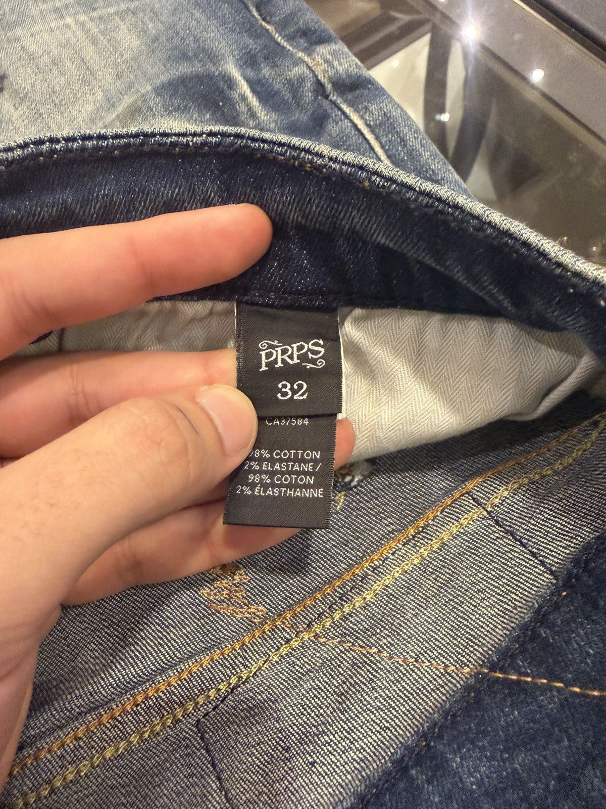 Prps PRPS Patchwork Barracuda Selvadge Denim Jeans Size US 32 / EU 48 - 4 Thumbnail