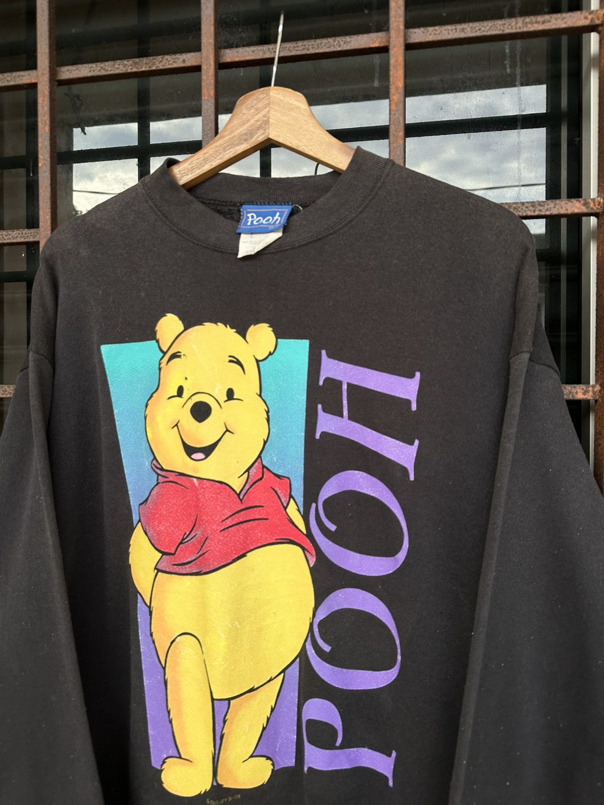Vintage Thrashed Sun Faded DISNEY POOH Distressed Erd Grunge Size US M / EU 48-50 / 2 - 4 Thumbnail