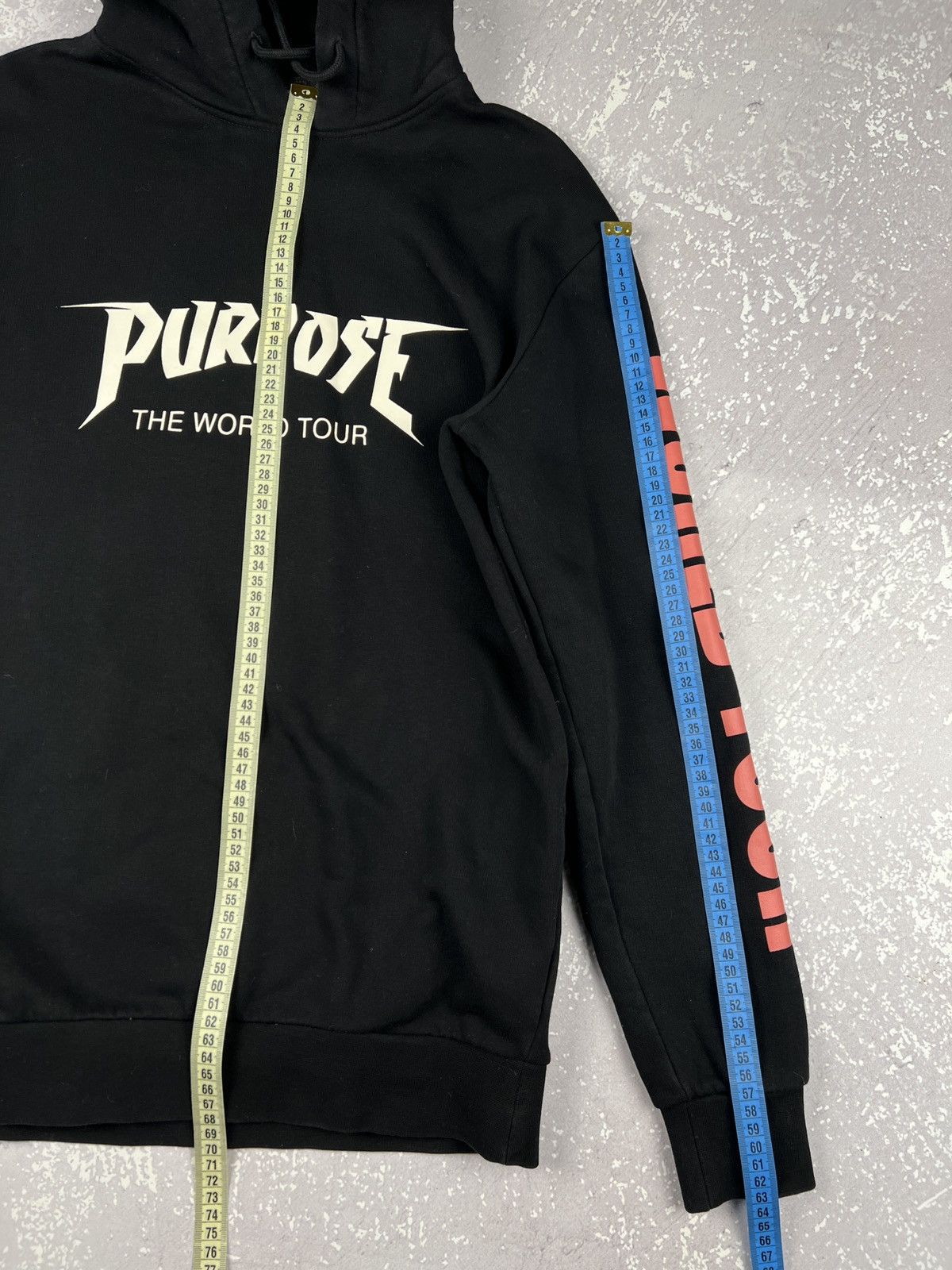 Justin Bieber H&M x Justin Bieber Purpose World Tour Hoodie Mens S Black Size US S / EU 44-46 / 1 - 8 Thumbnail