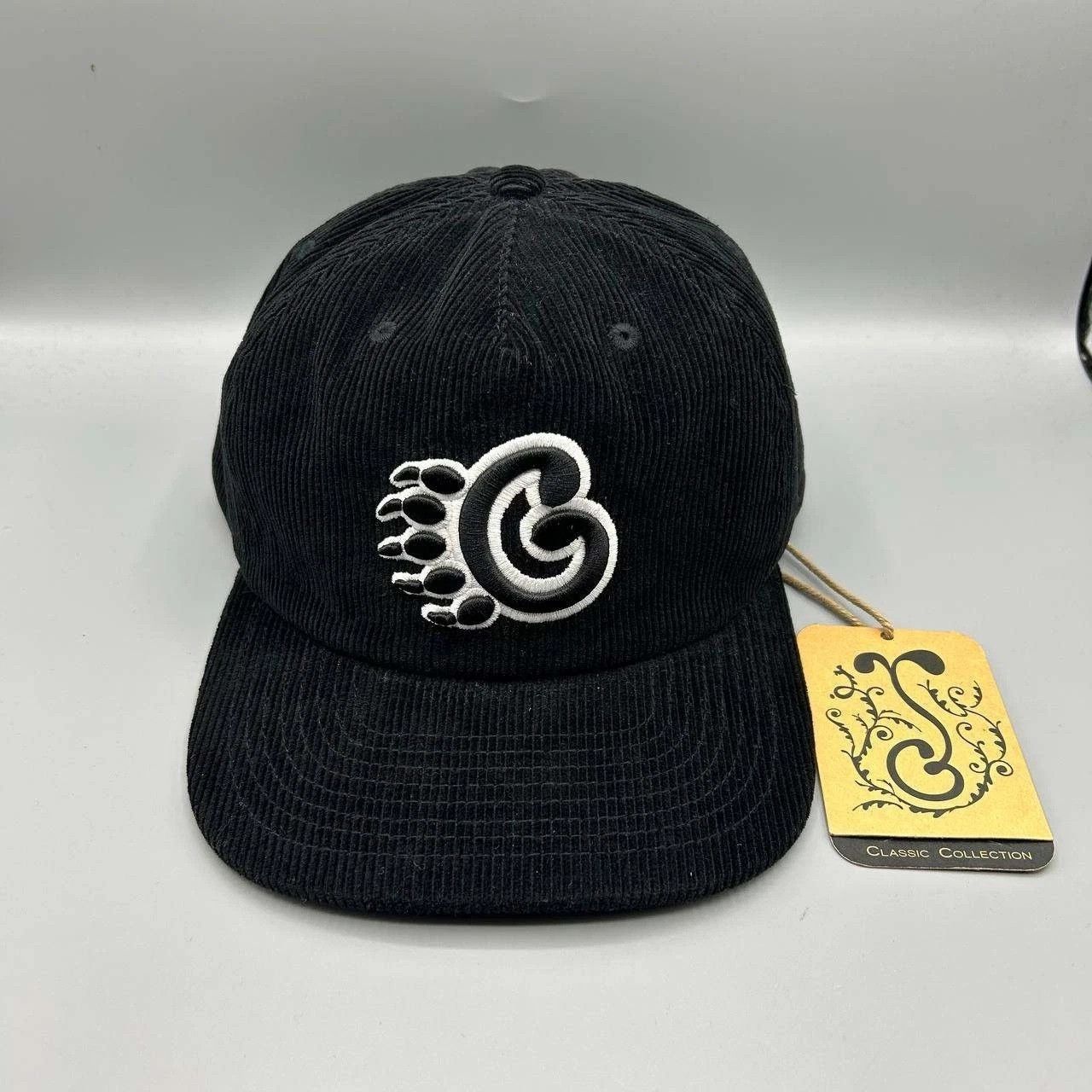 Grassroots California Grassroots Hat Men Black Corduroy Strap Back Cotton Satin Size ONE SIZE - 1 Thumbnail