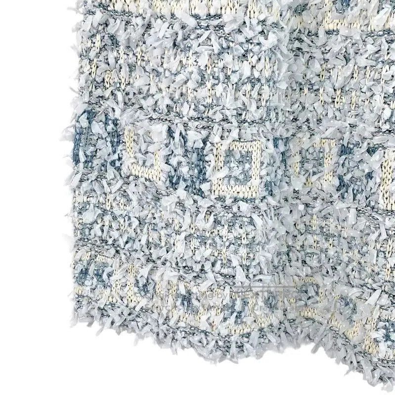Chanel Chanel Light Blue Wool Blend Skirt . Size 23" - 4 Thumbnail